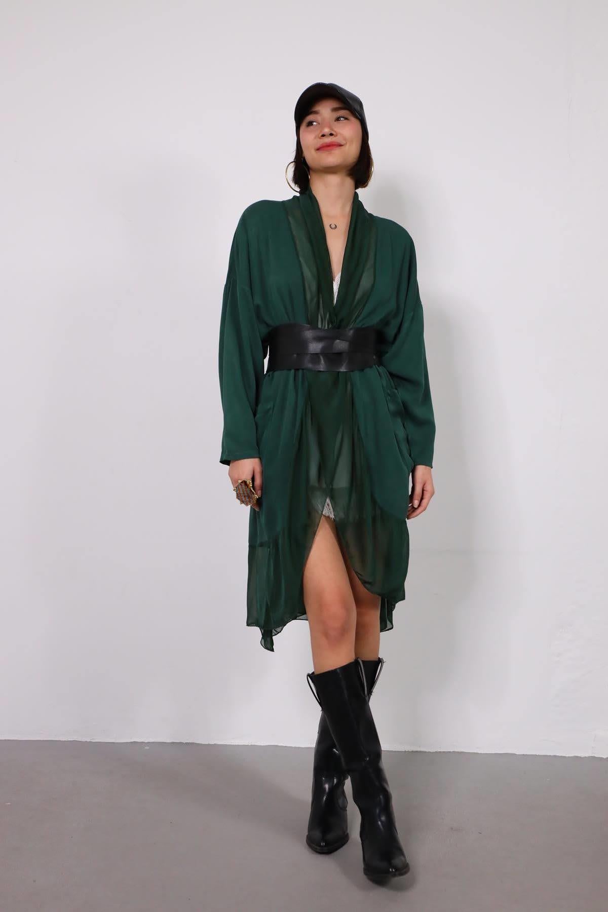 Saman Butik | Shop Online Emerald Color Judith Tunic