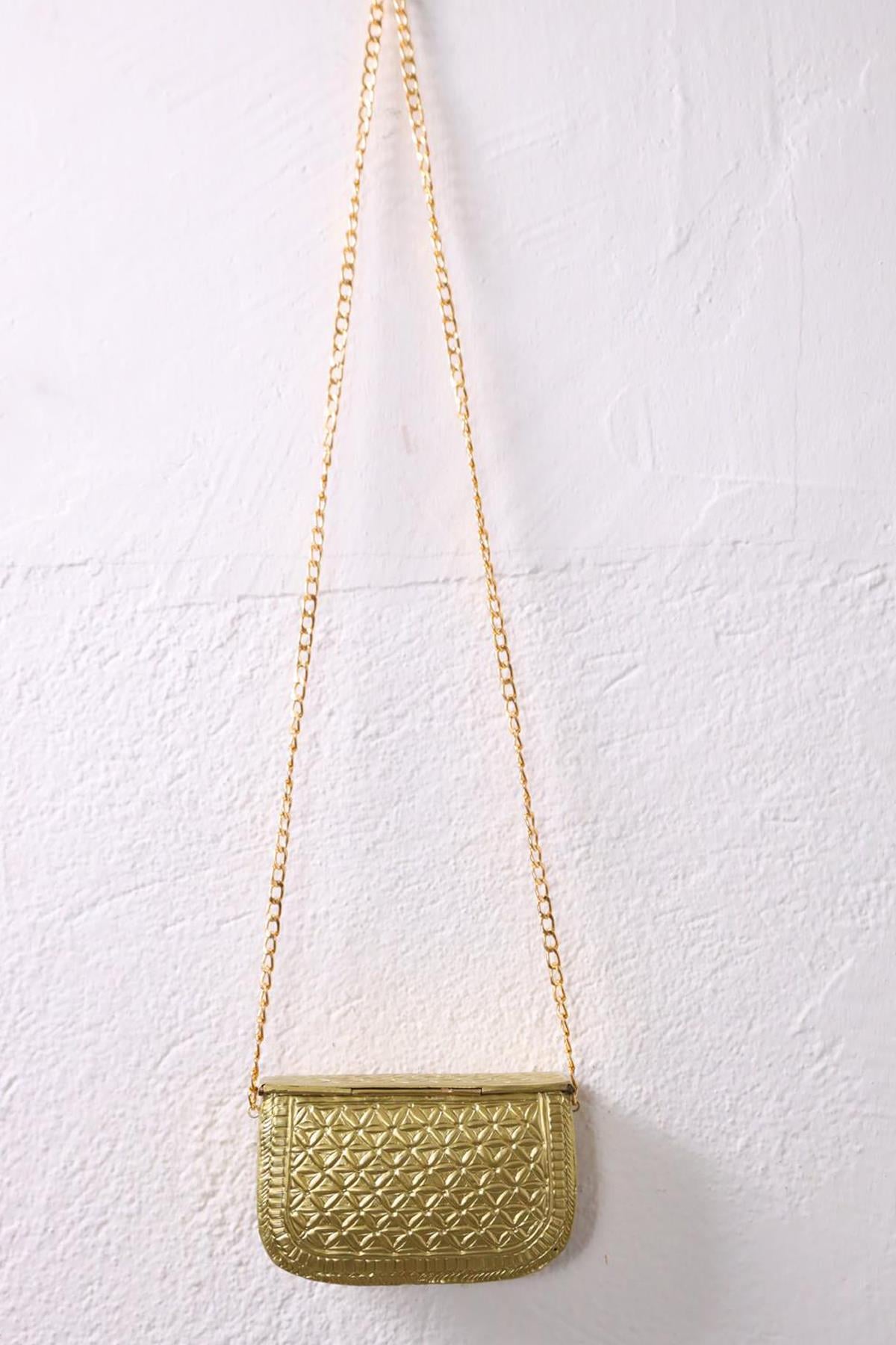  Gold Rengi Özel Tasarım Çanta