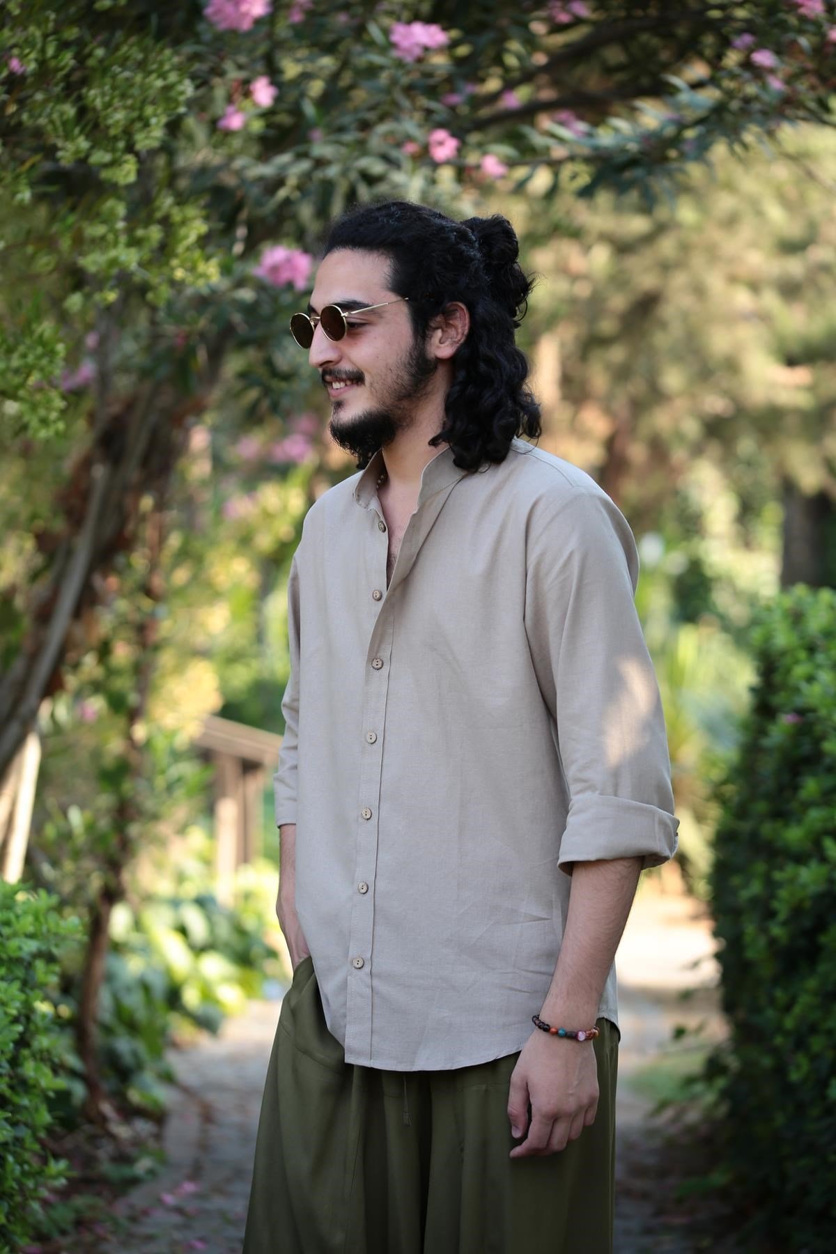  Camel Hakim Yaka Gömlek