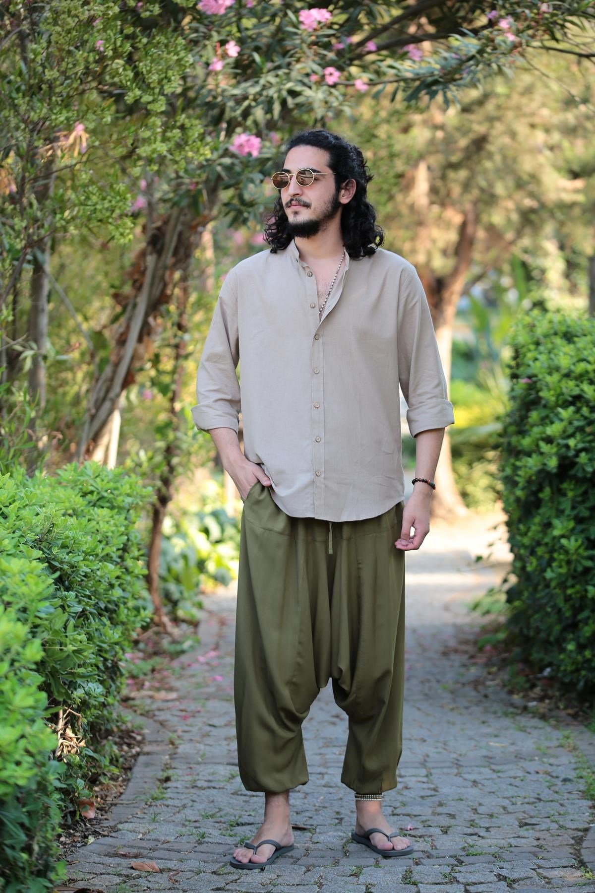  Camel Hakim Yaka Gömlek