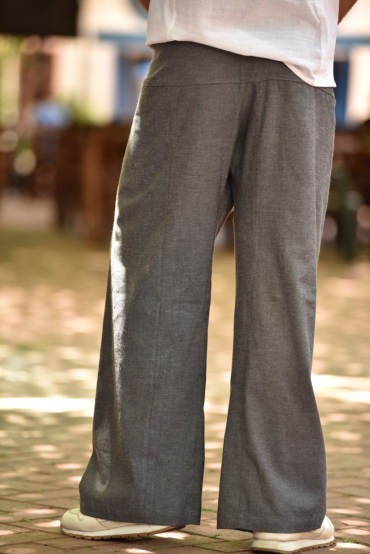 Gri Balıkçı Pantolon