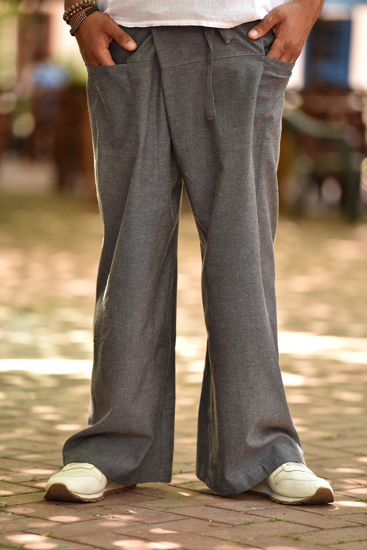 Gri Balıkçı Pantolon