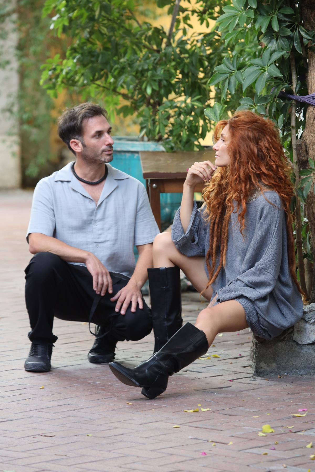 Gri Kısa Kollu Erkek Gömlek