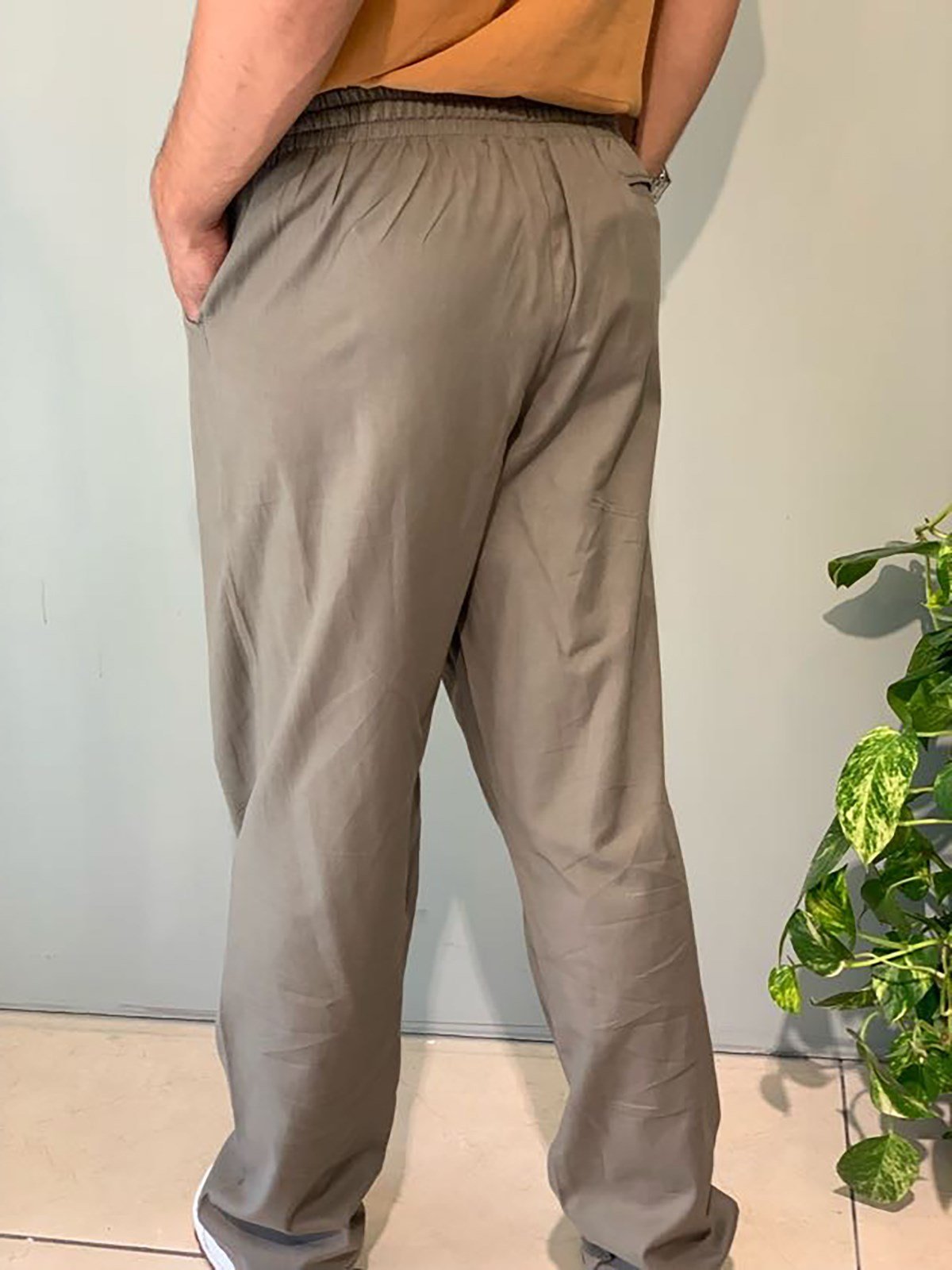 Haki Rahat Kesim Erkek Pantolon