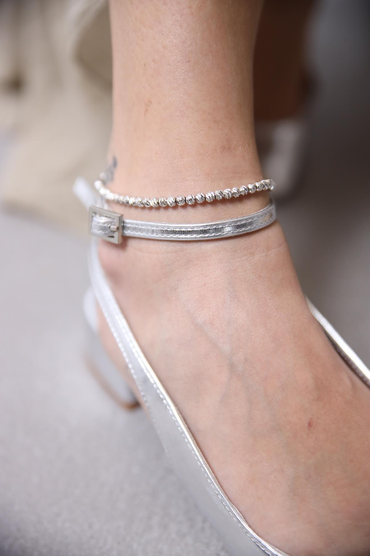 Kaplama Boncuk Tasarım Halhal - Şaman Butik Kaplama Boncuk Tasarım Halhal