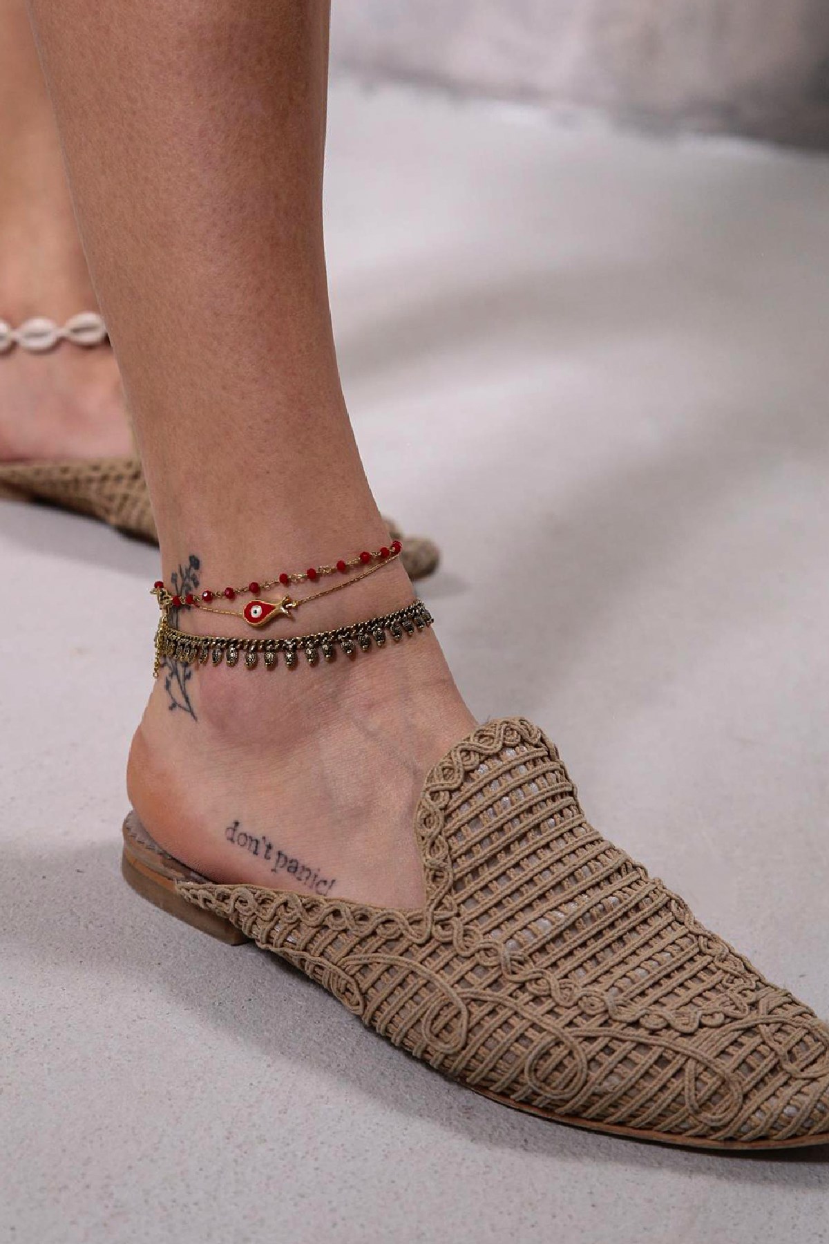  Kaplama Sallantılı Yaprak Detaylı  Zincir Halhal