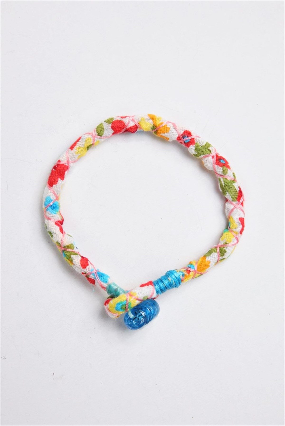  Seramik Nazar Boncuk Detaylı Renkli Tasarım Halhal