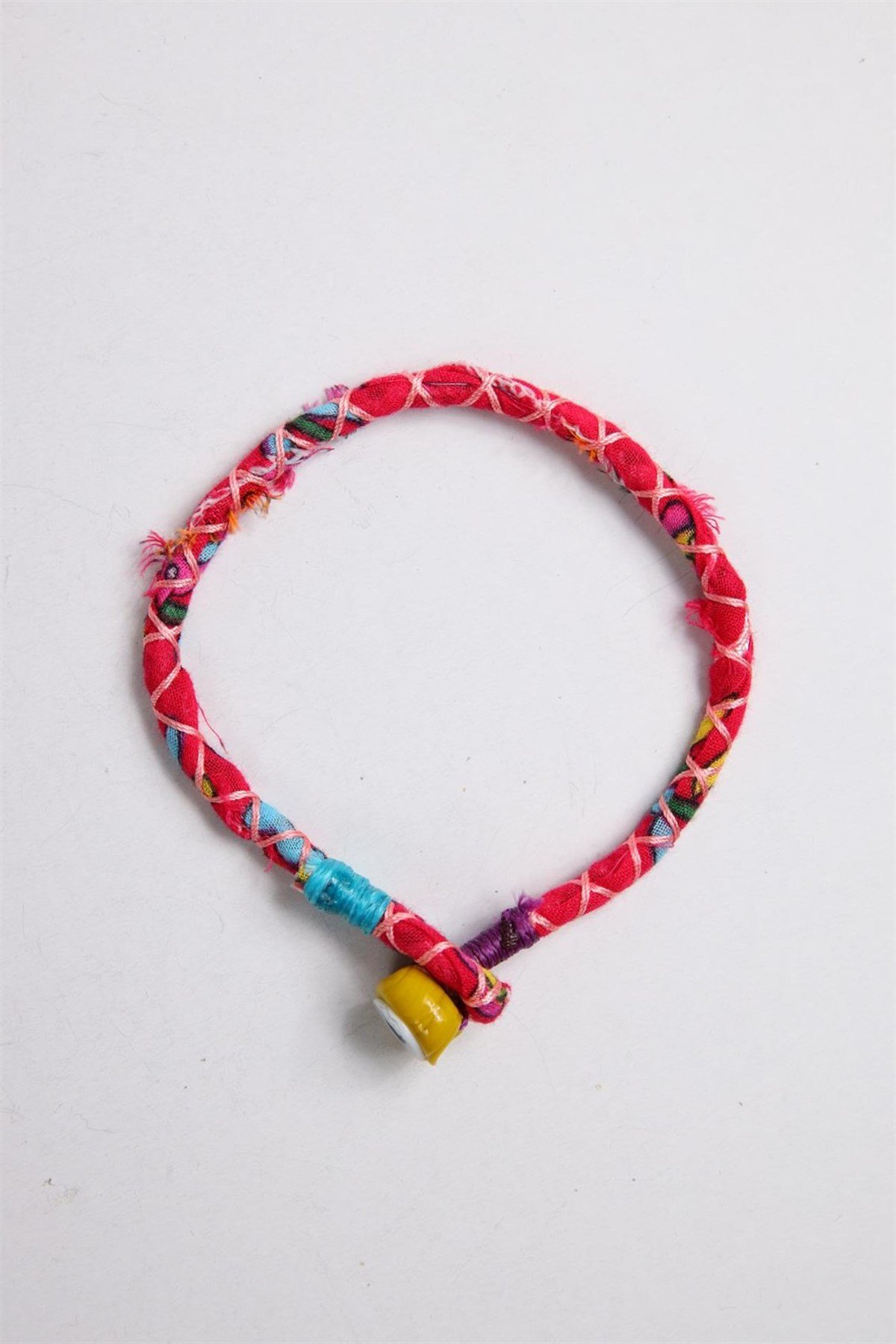  Seramik Nazar Boncuk Detaylı Renkli Tasarım Halhal