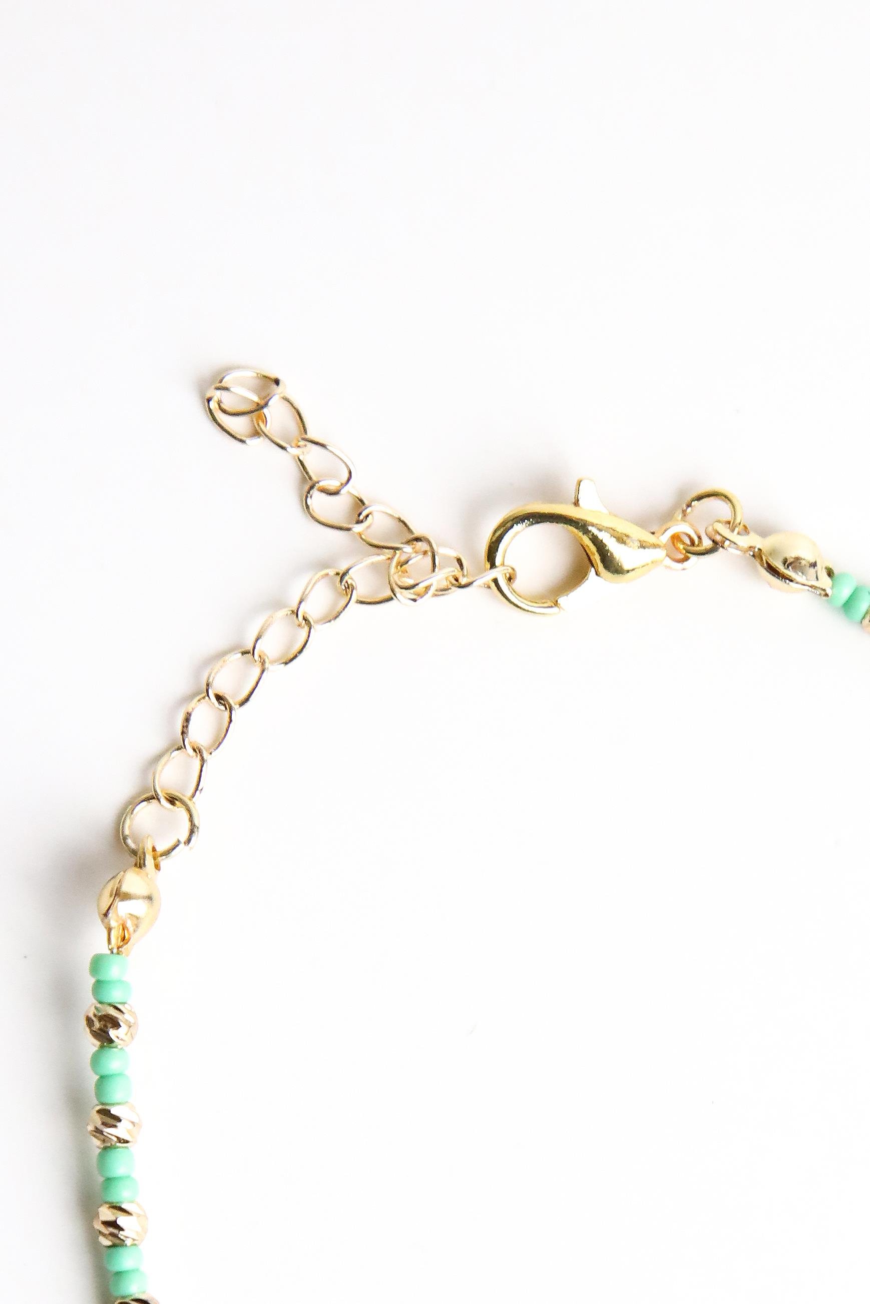 Su Yeşili Dorika Halhal - Şaman Butik Su Yeşili Dorika Halhal