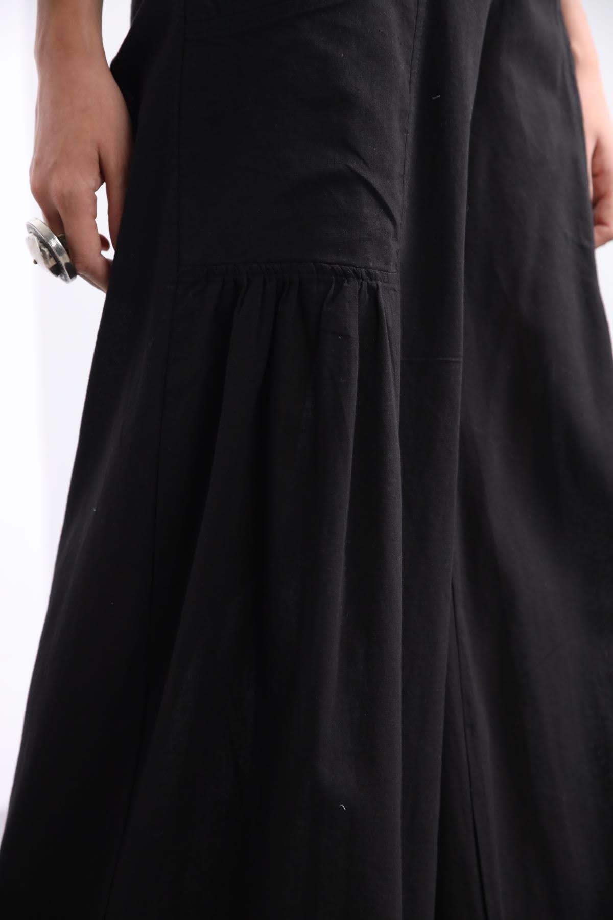 Black Nora Pants - Şaman Butik | Boho Fashion Black Nora Pants