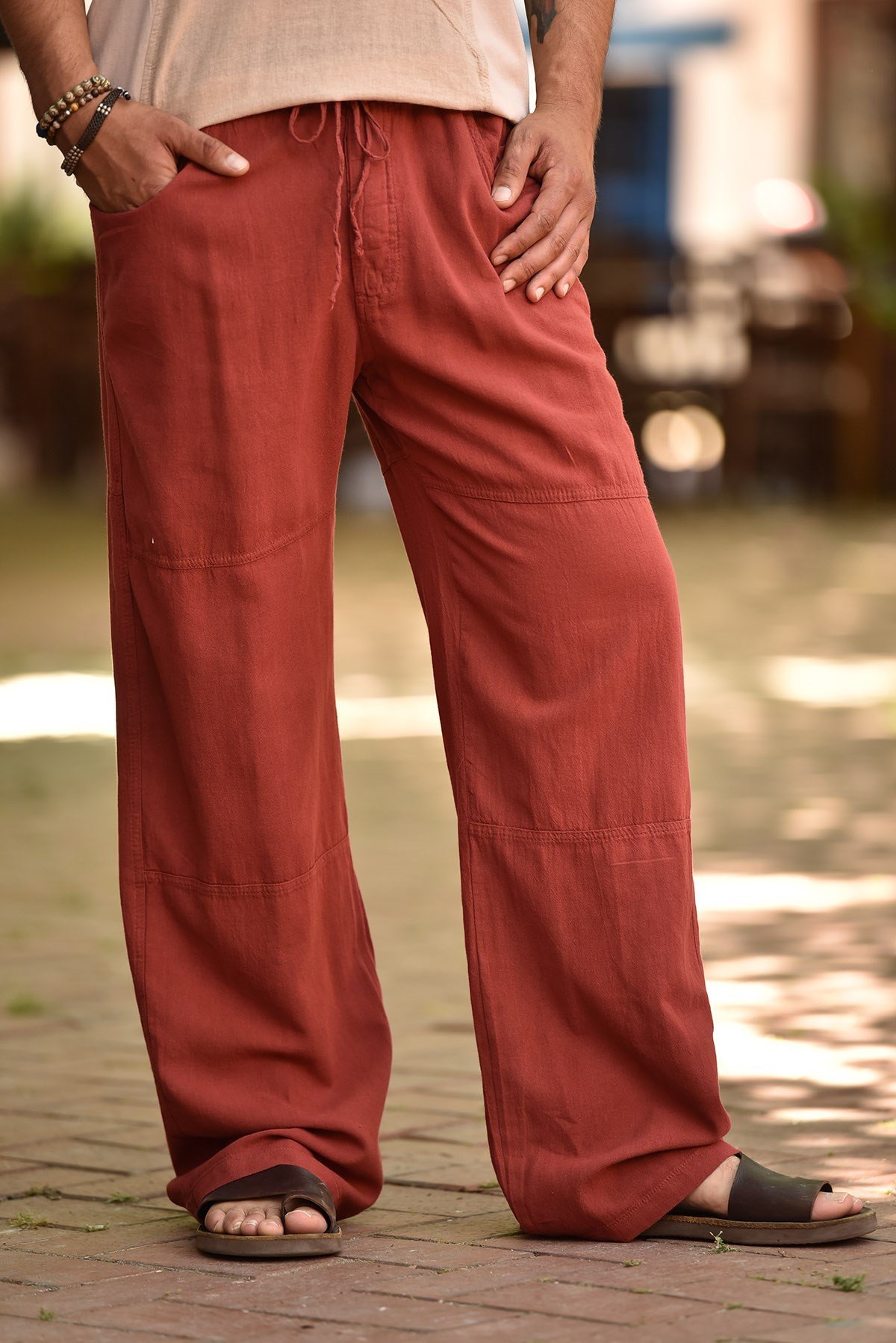 Kiremit Nepali Rahat Kesim Erkek Pantolon