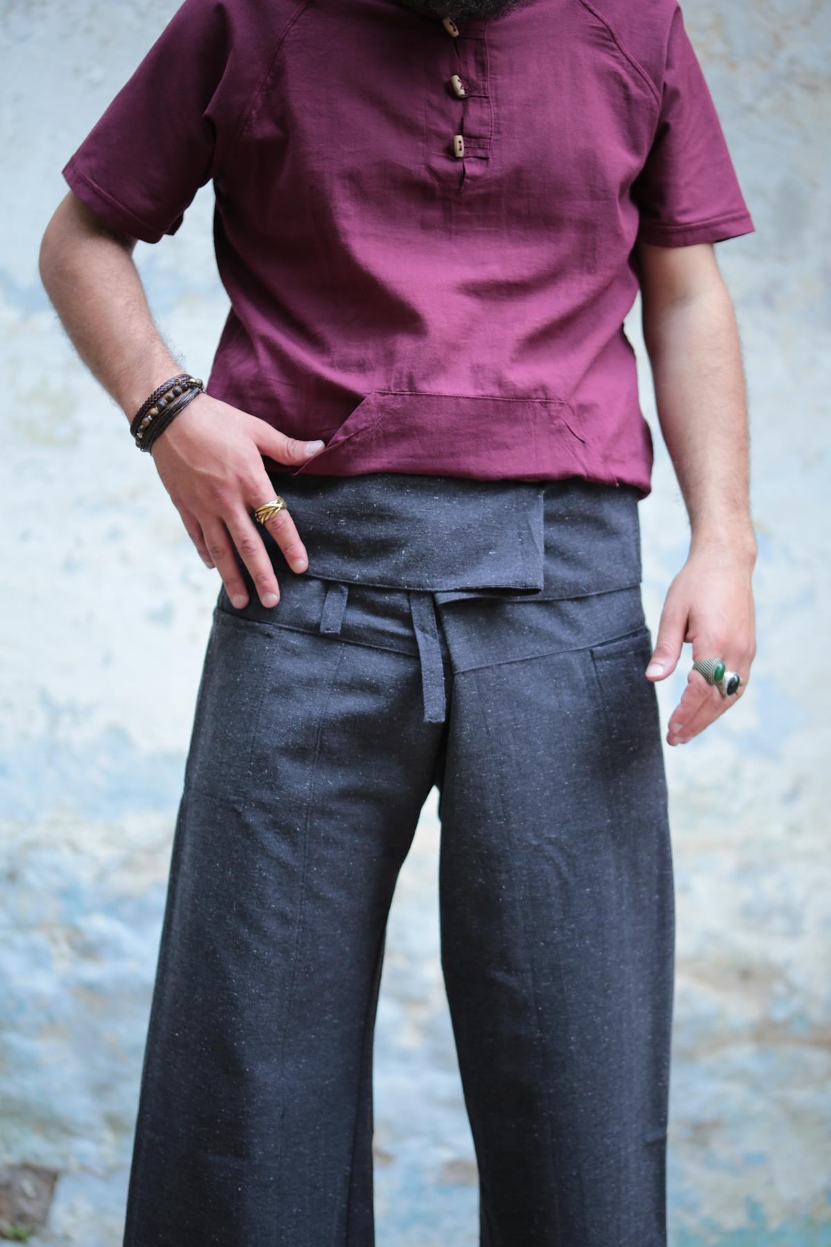  Antrasit Balıkçı Pantolon