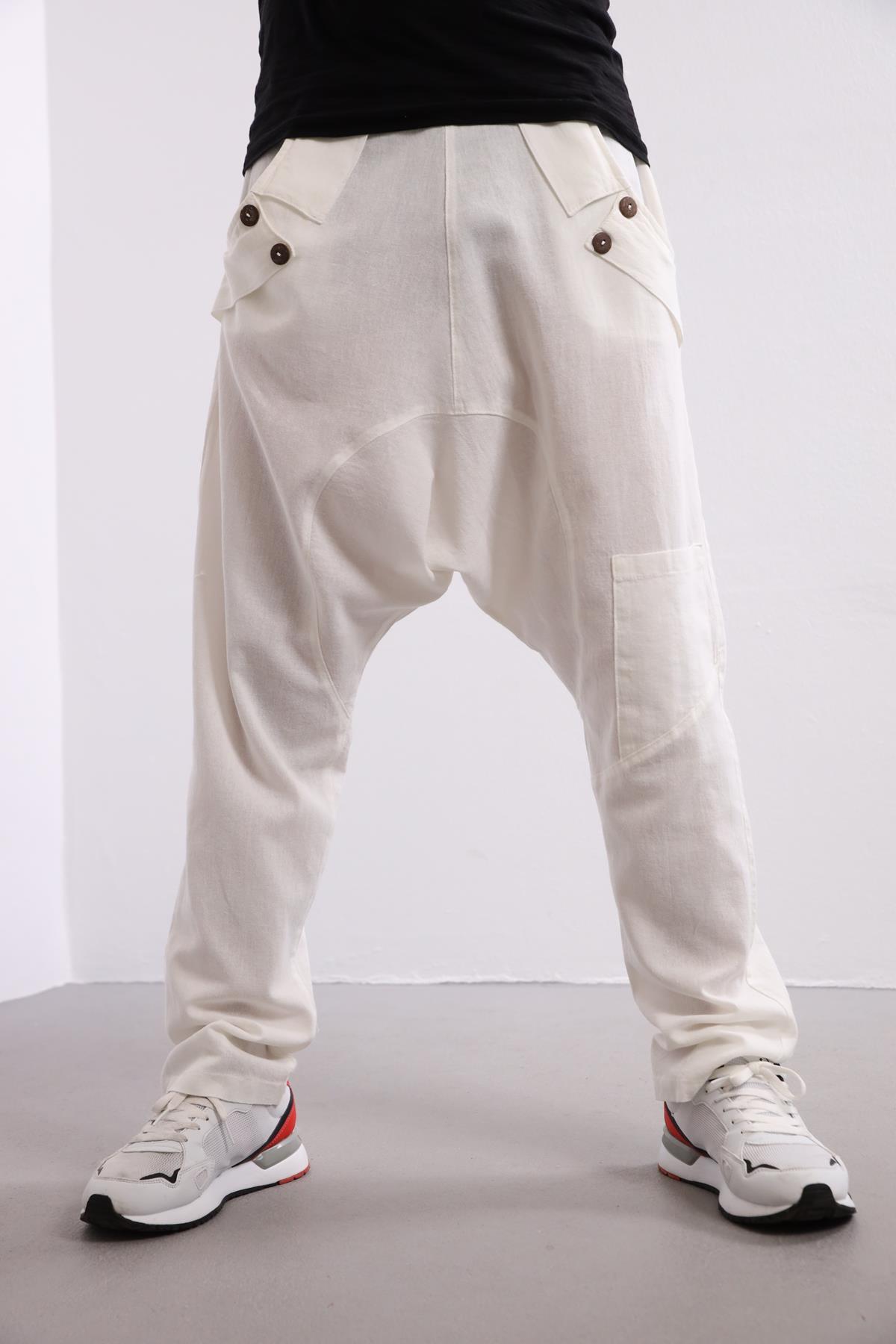  Beyaz Loris Erkek Pantolon