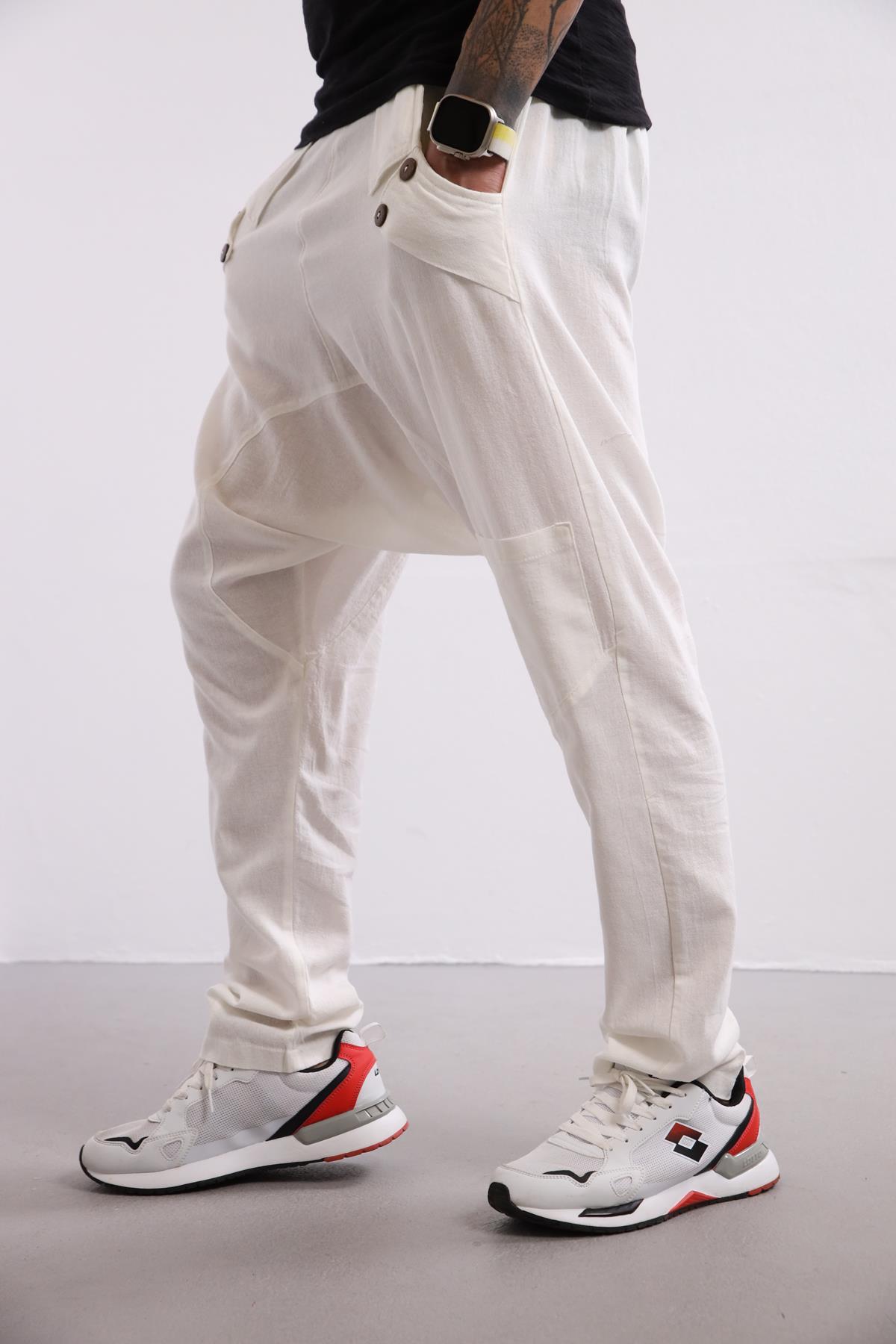  Beyaz Loris Erkek Pantolon