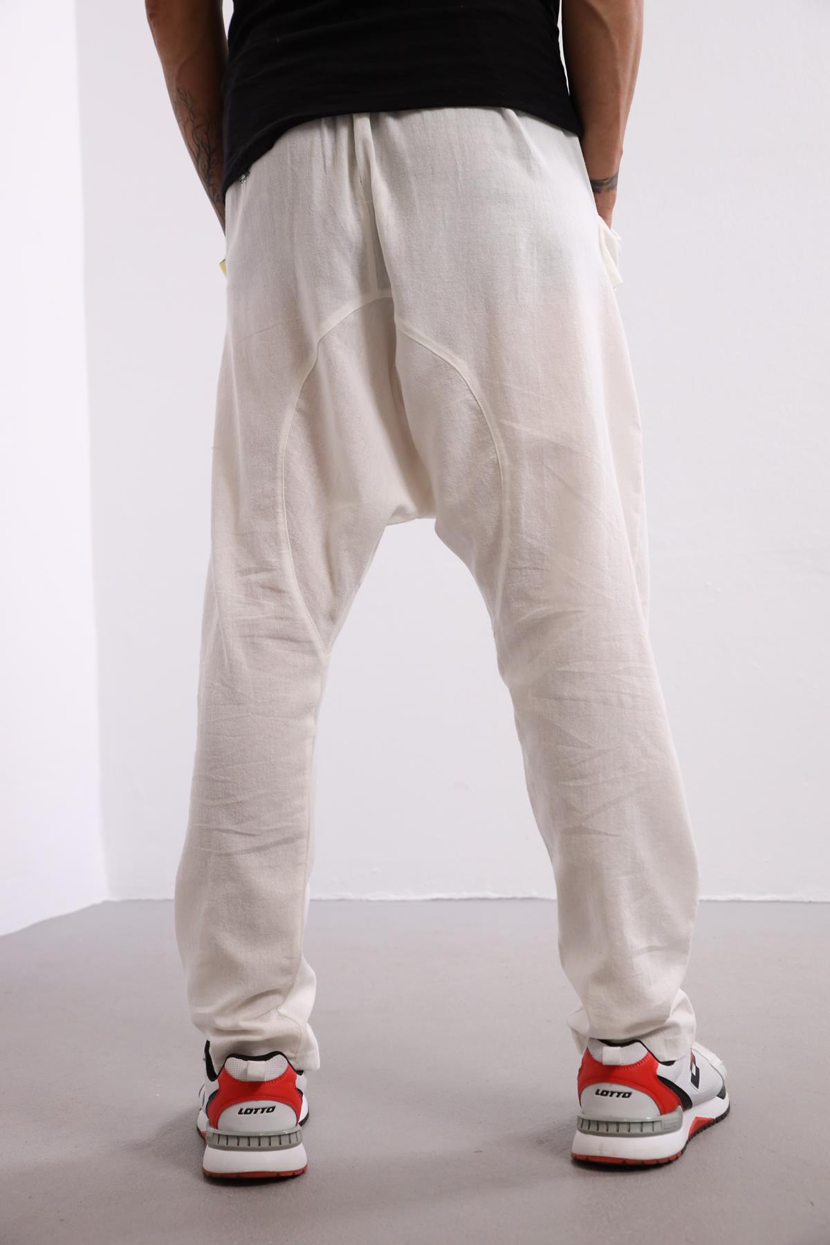  Beyaz Loris Erkek Pantolon