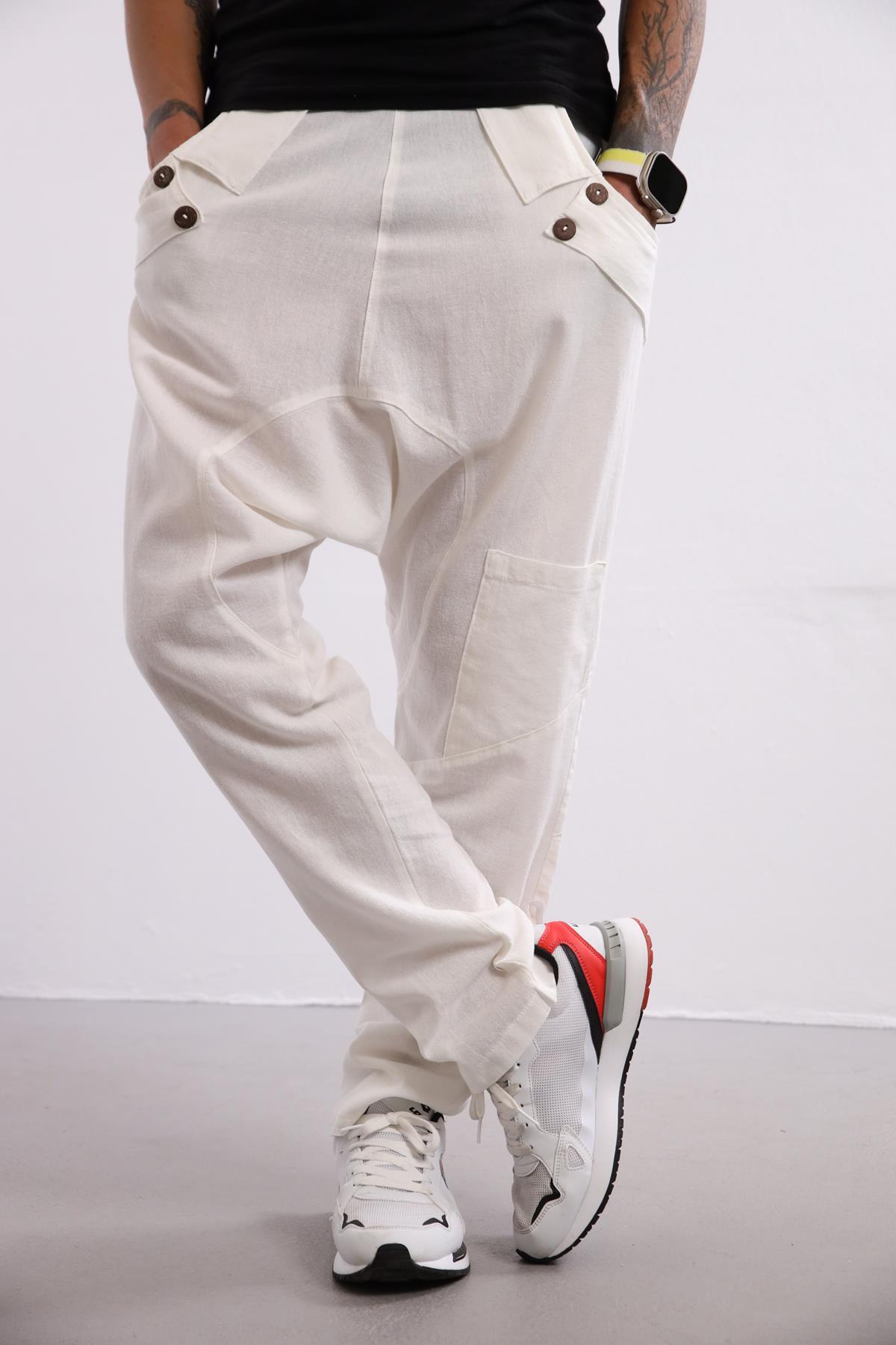  Beyaz Loris Erkek Pantolon