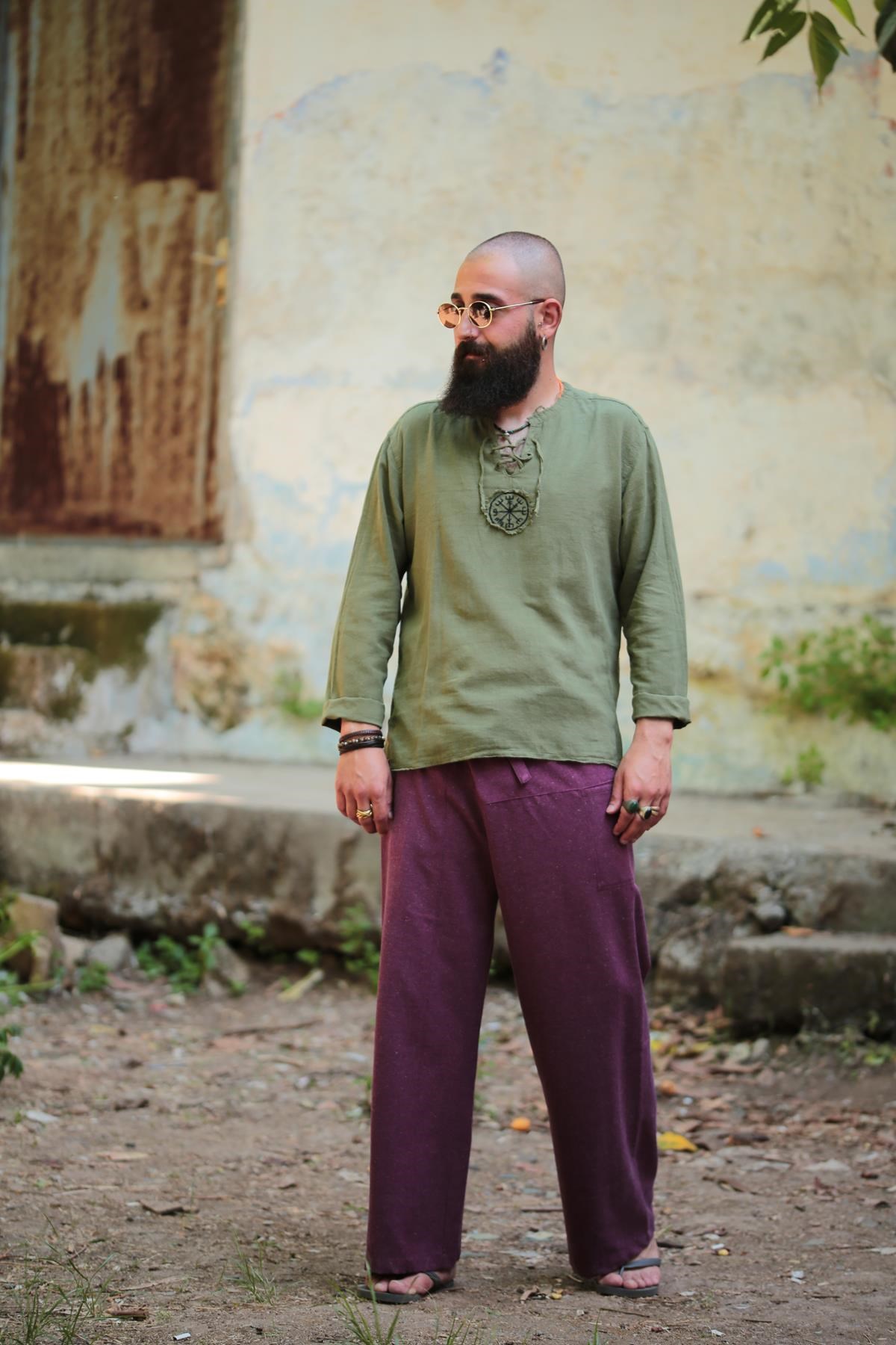  Bordo Balıkçı Pantolon