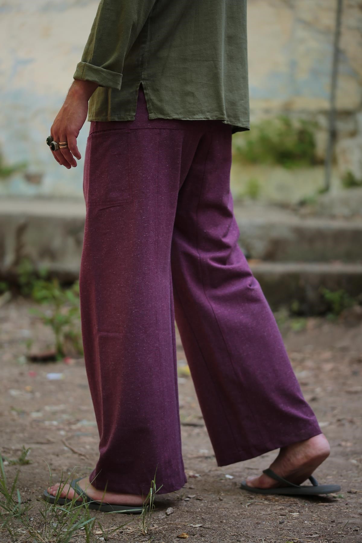  Bordo Balıkçı Pantolon