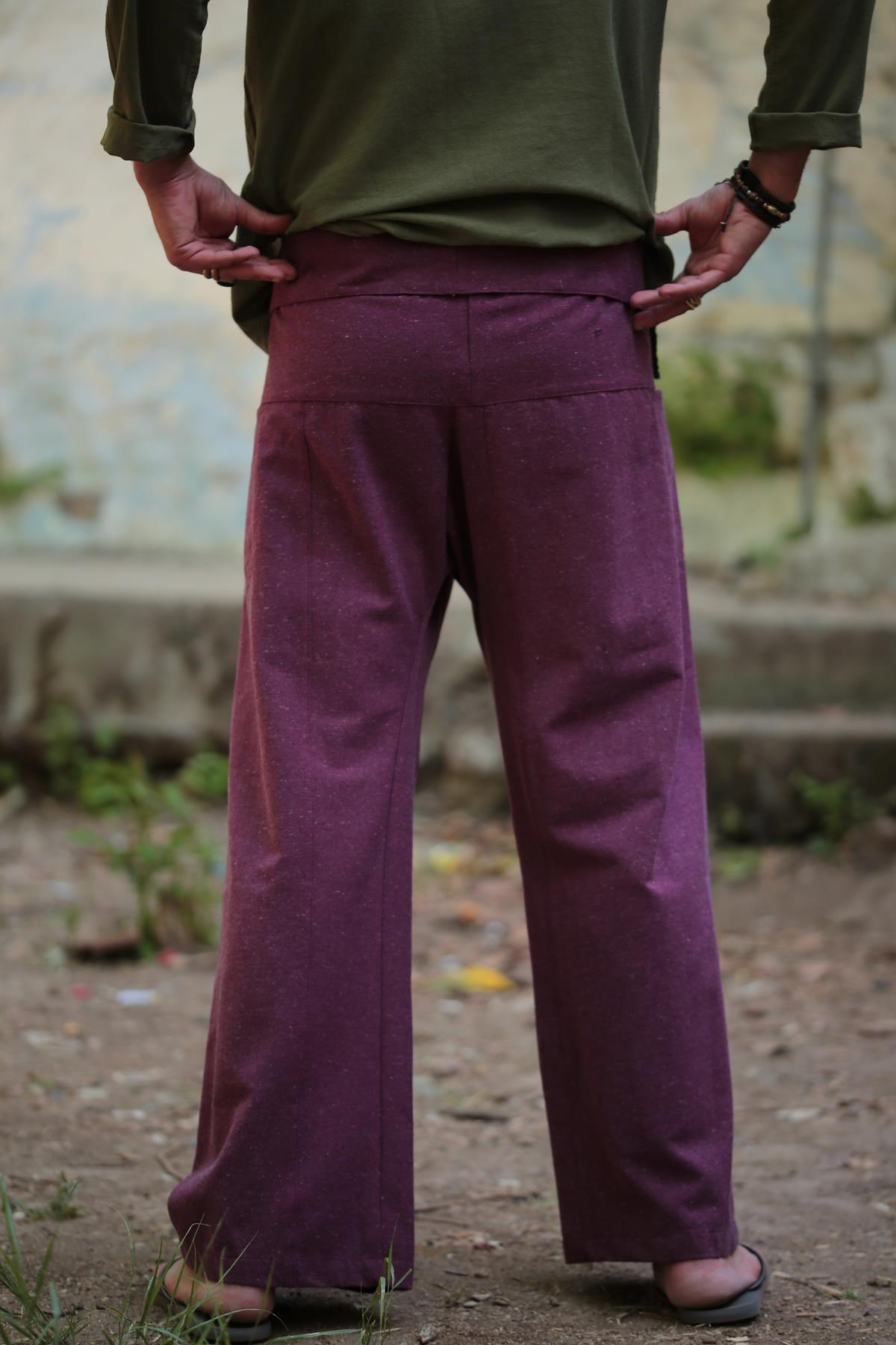  Bordo Balıkçı Pantolon