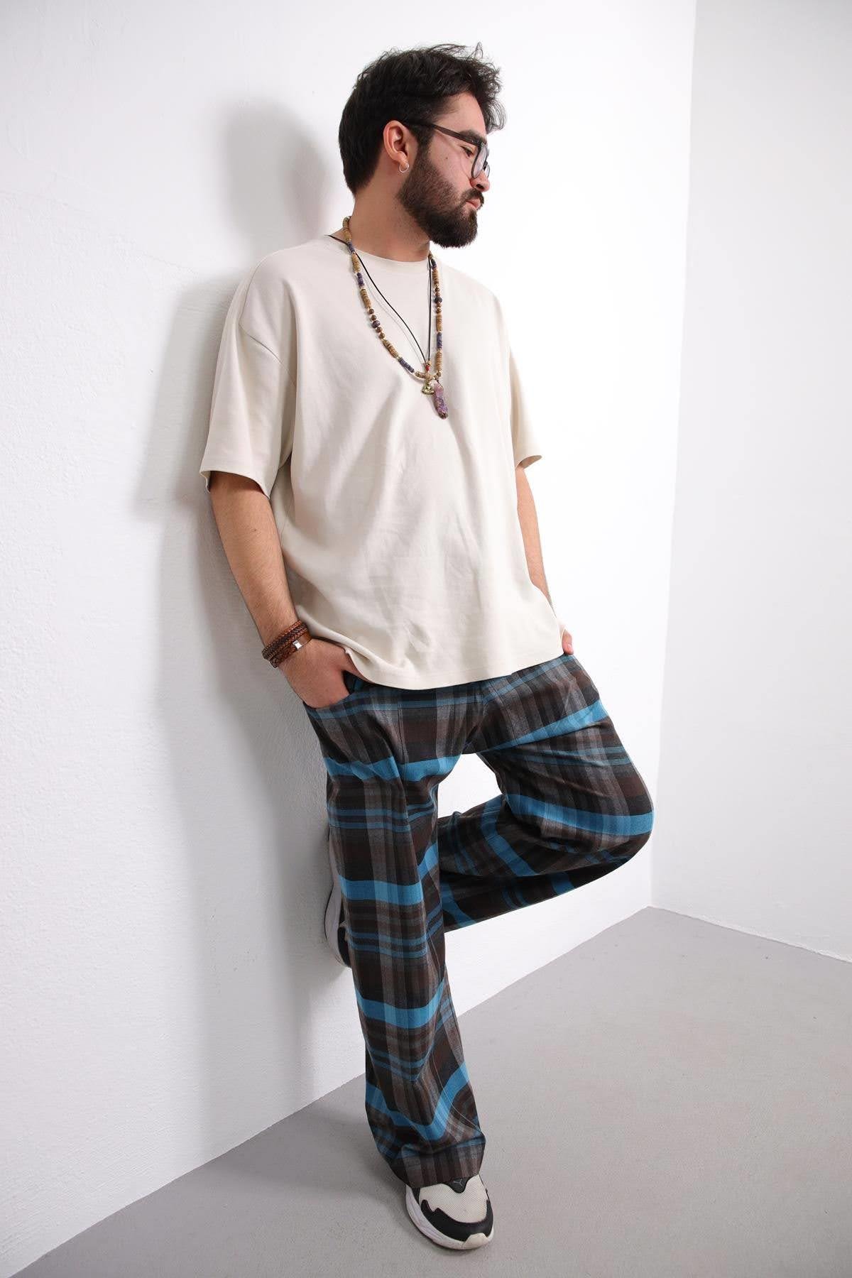  Ekose Balıkçı Pantolon