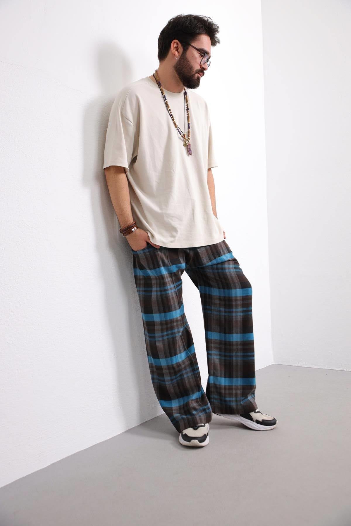  Ekose Balıkçı Pantolon