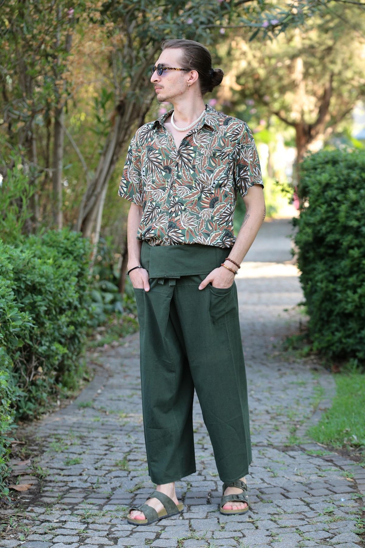  Haki Balıkçı Pantolon