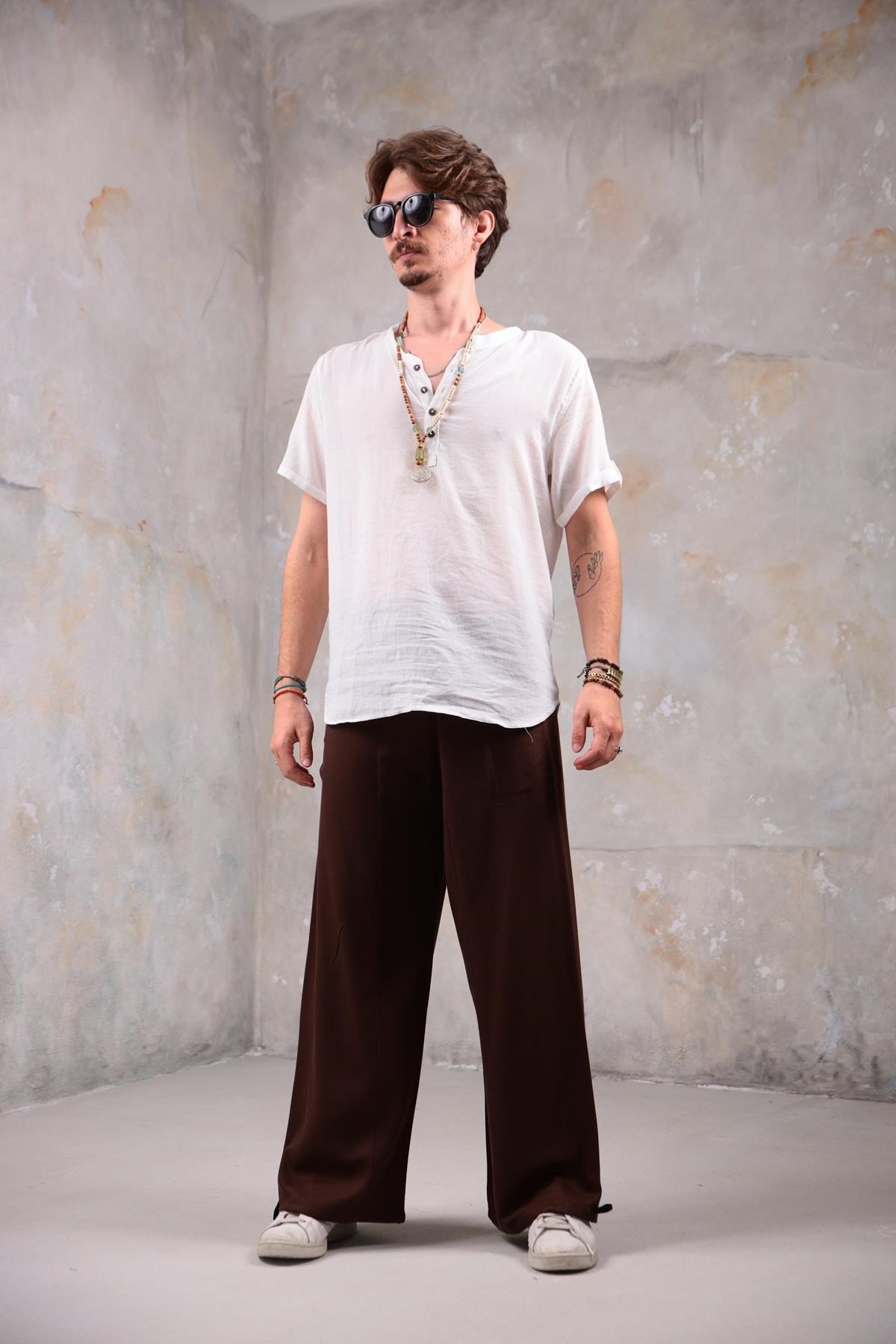  Kahverengi Kışlık Balıkçı Pantolon