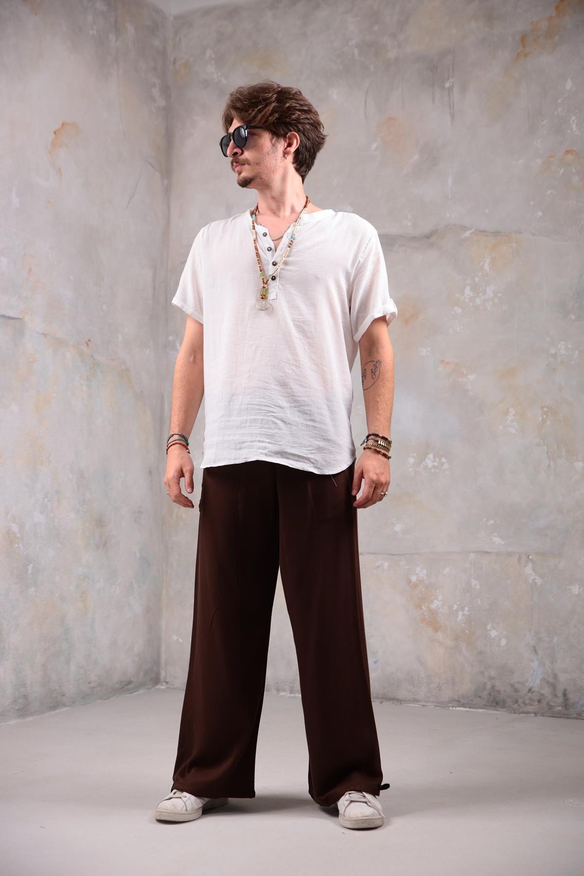  Kahverengi Kışlık Balıkçı Pantolon