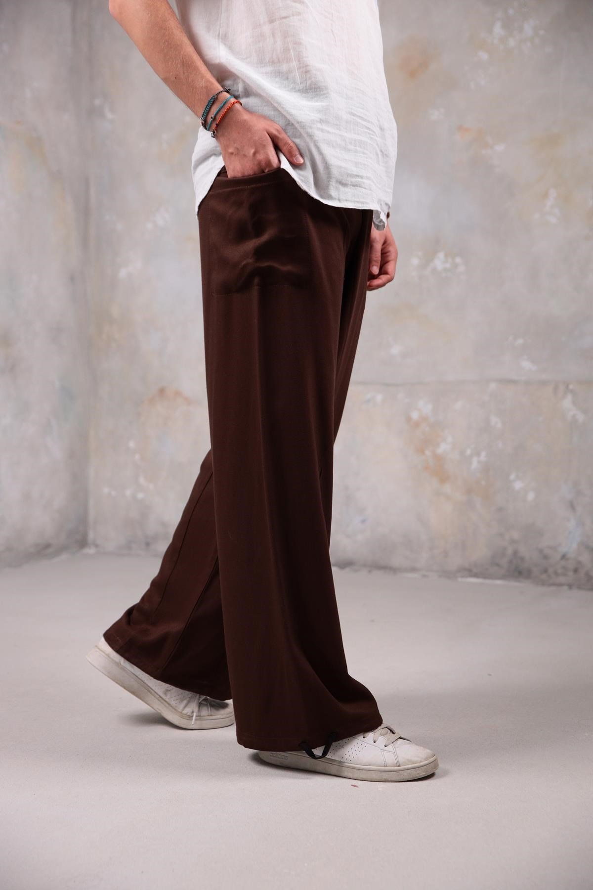  Kahverengi Kışlık Balıkçı Pantolon