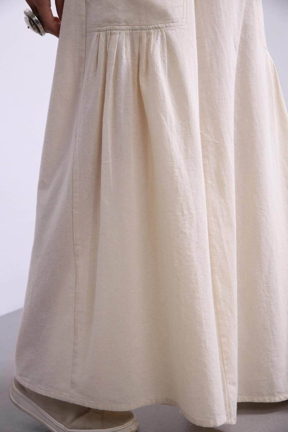  Cream Nora Pants - Şaman Butik | Boho Fashion  Cream Nora Pants
