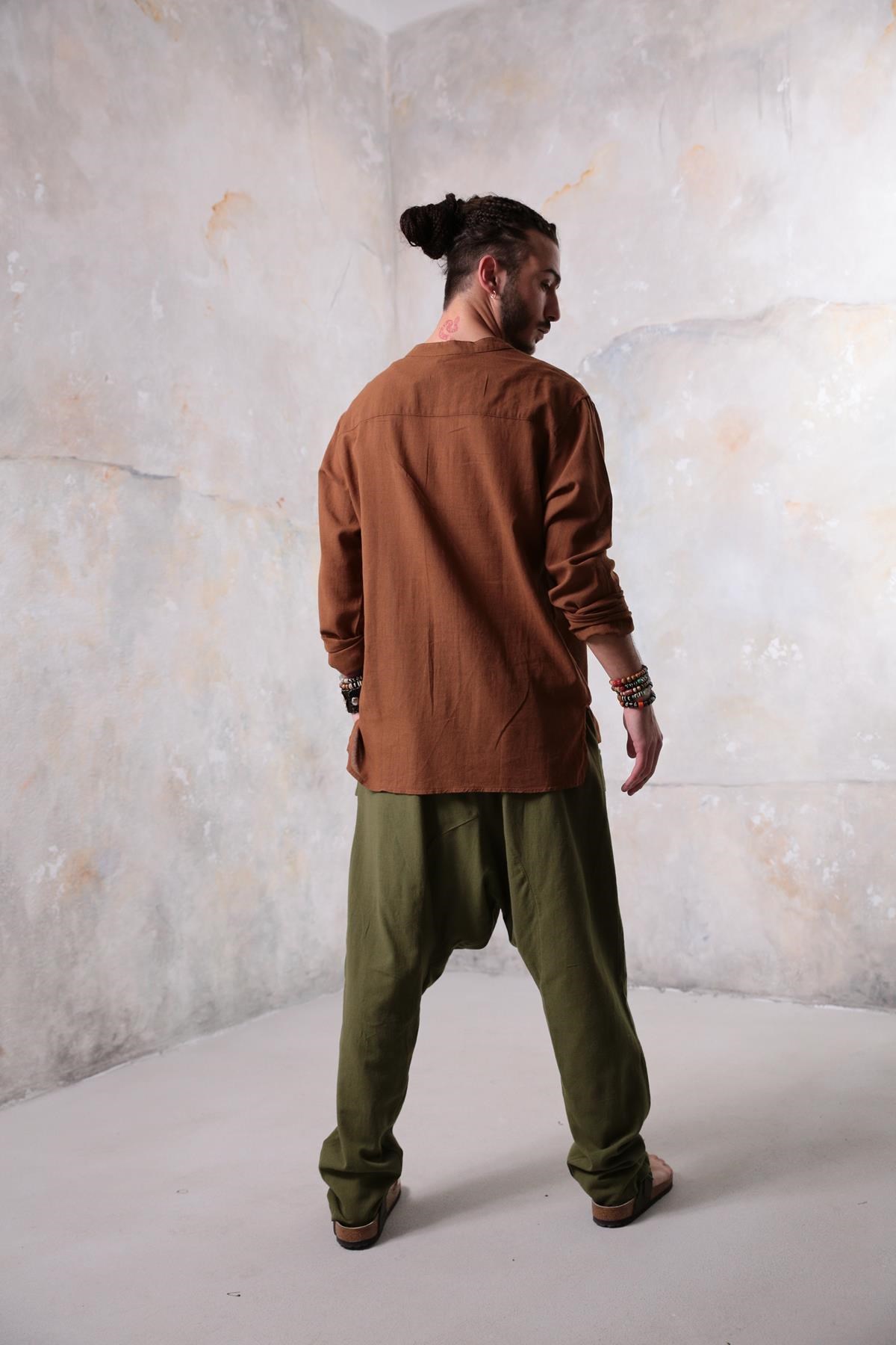  Yeşil Loris Erkek Pantolon