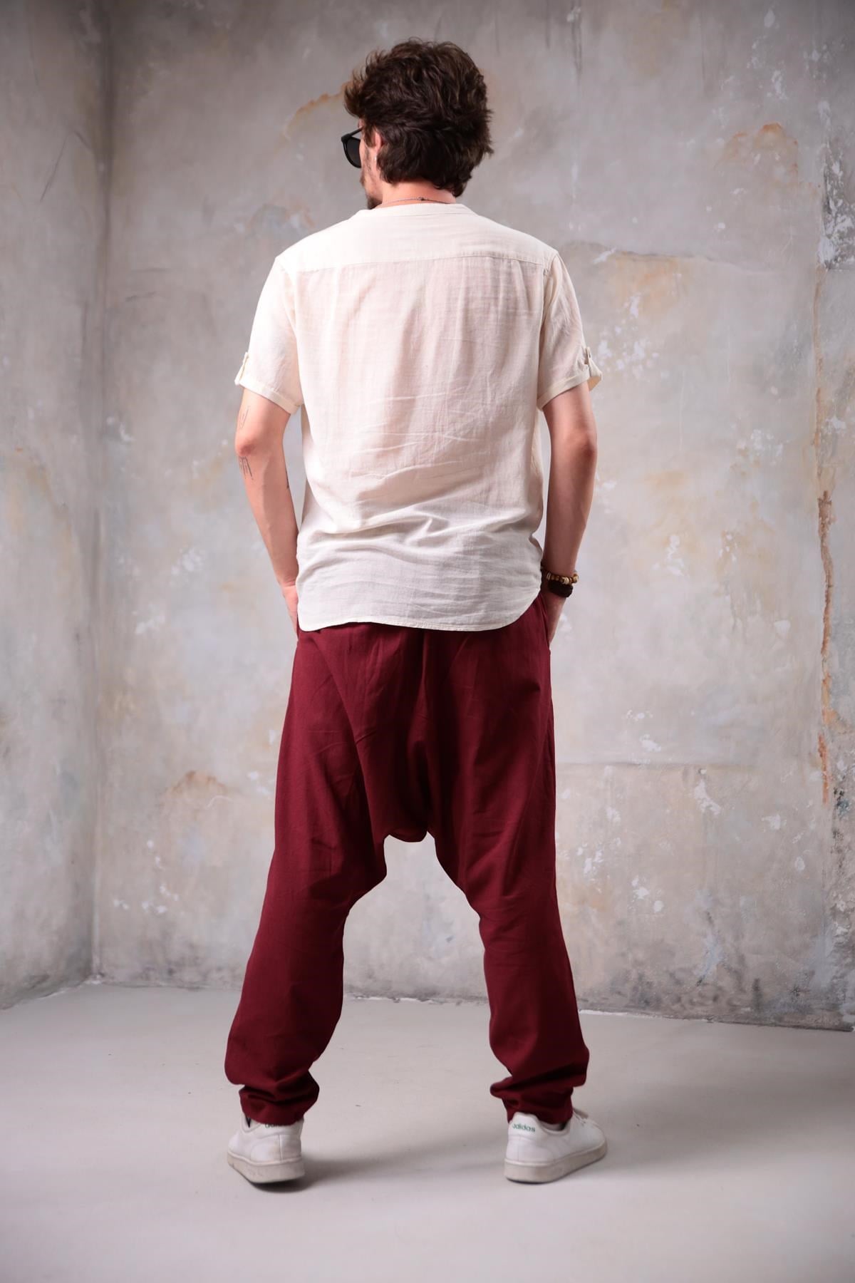  Bordo Loris Erkek Pantolon