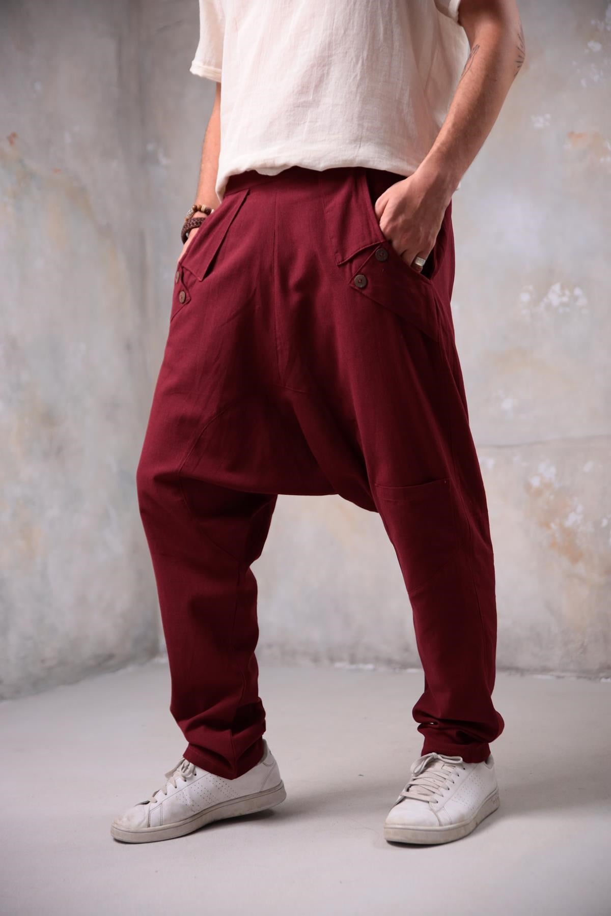  Bordo Loris Erkek Pantolon