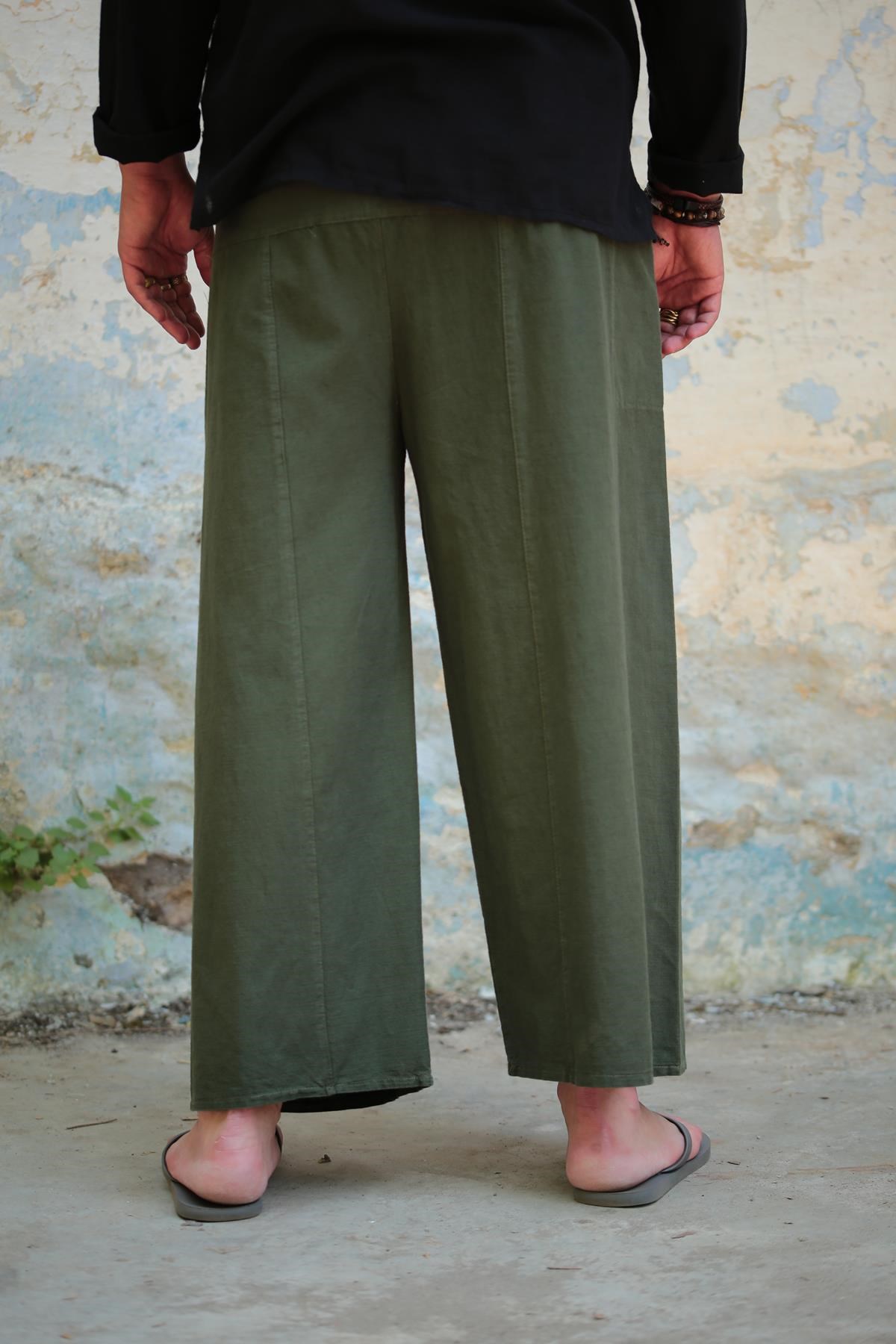  Haki Balıkçı Şalvar