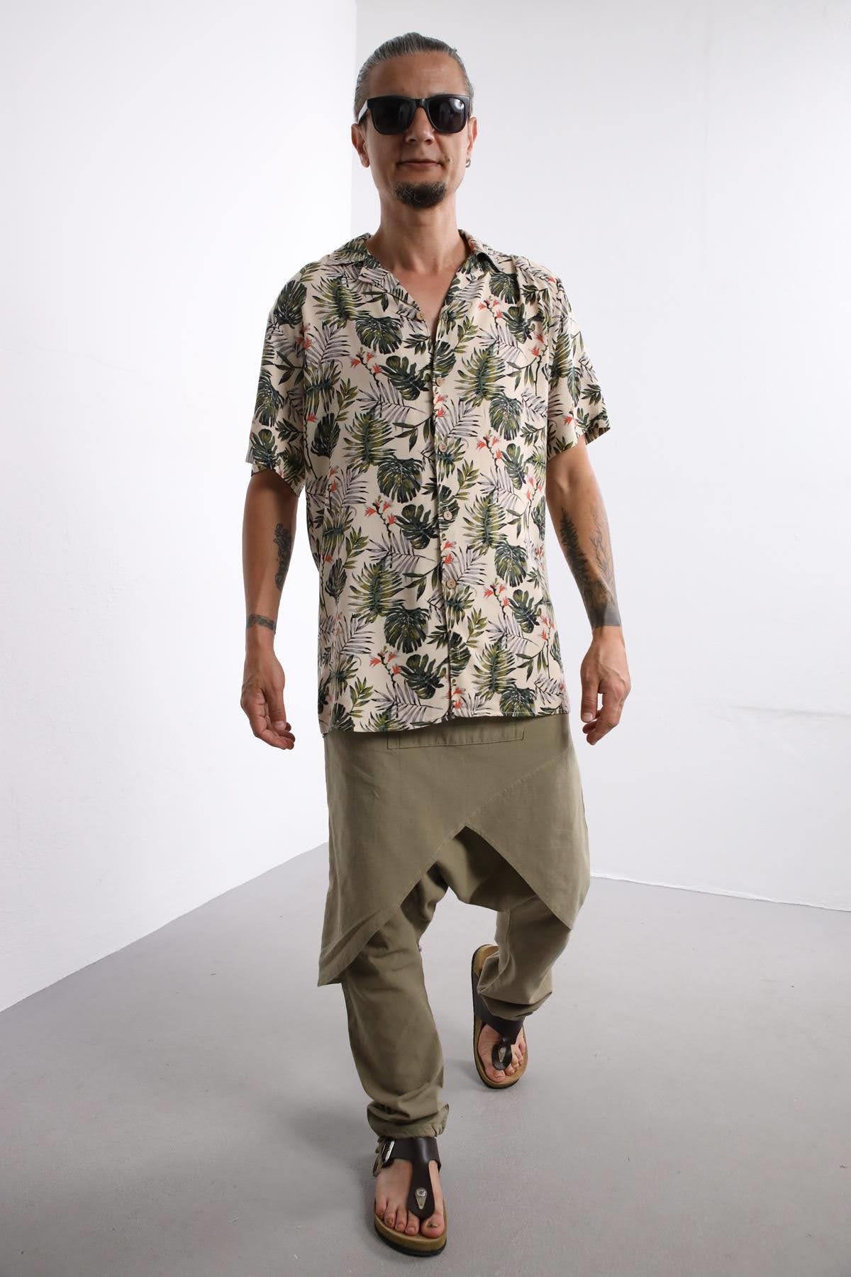  Haki Kapaklı Diego Şalvar