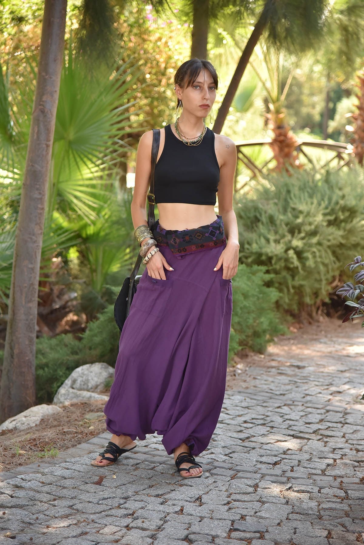 Fisherman Harem Trouser - Şaman Butik | Boho Fashion Fisherman Harem Trouser