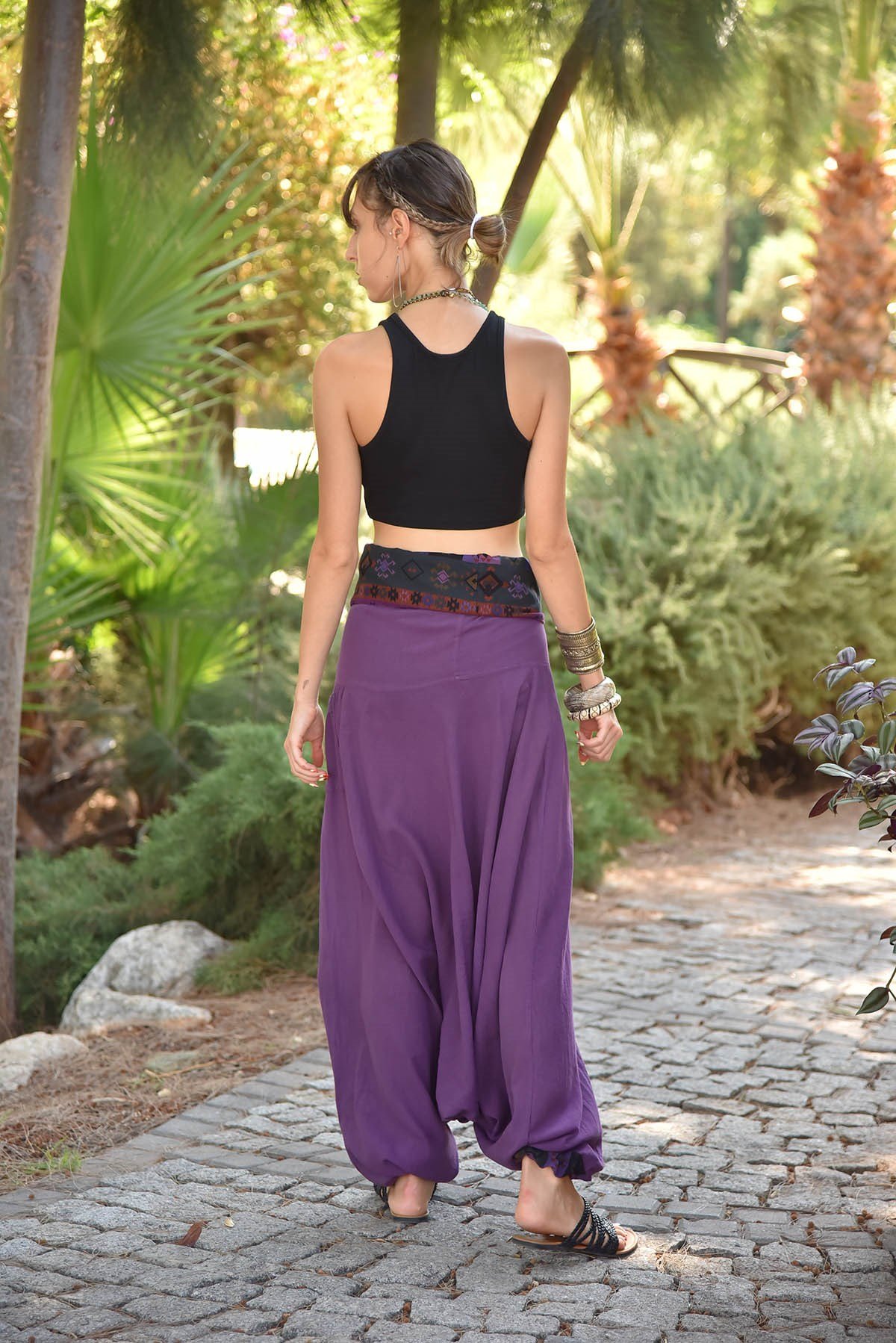 Fisherman Harem Trouser - Şaman Butik | Boho Fashion Fisherman Harem Trouser