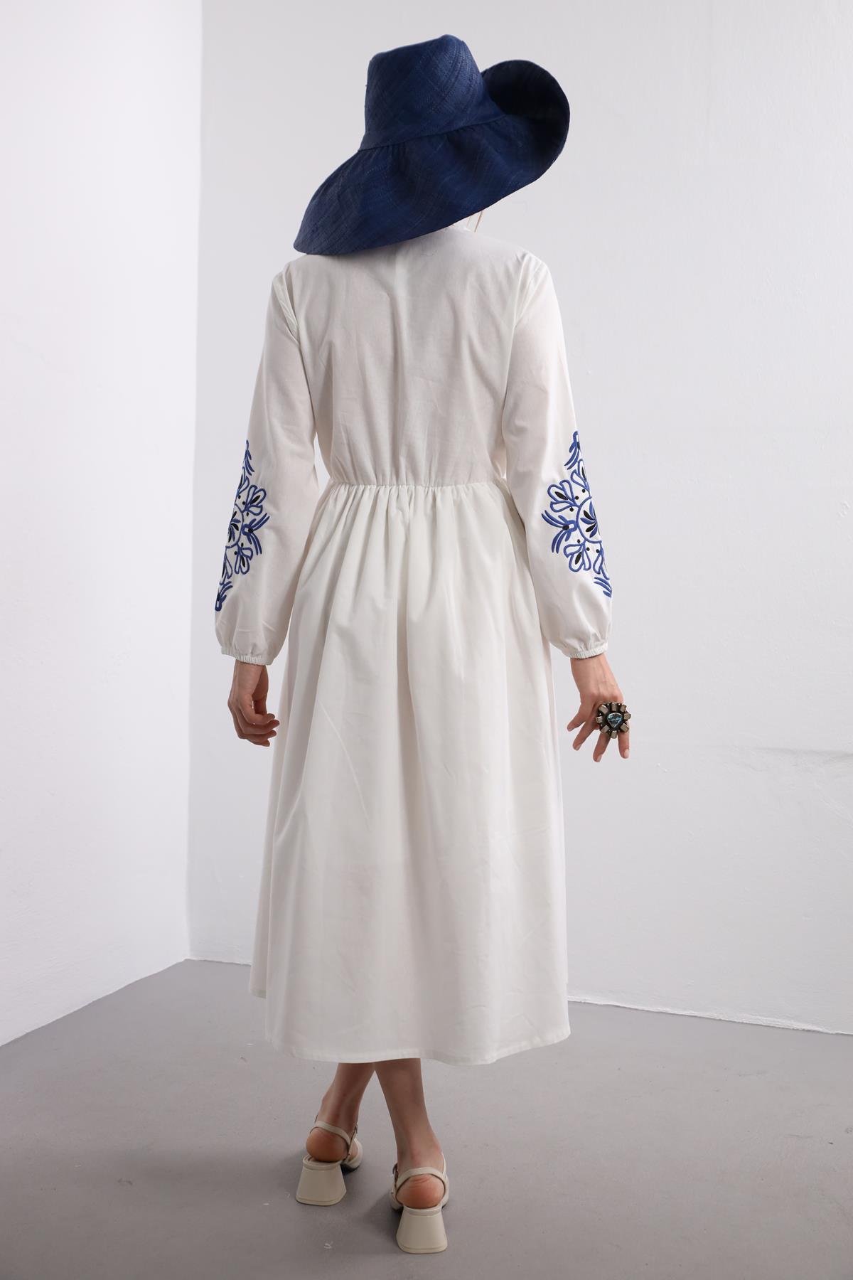  Lacivert Rafya Şapka