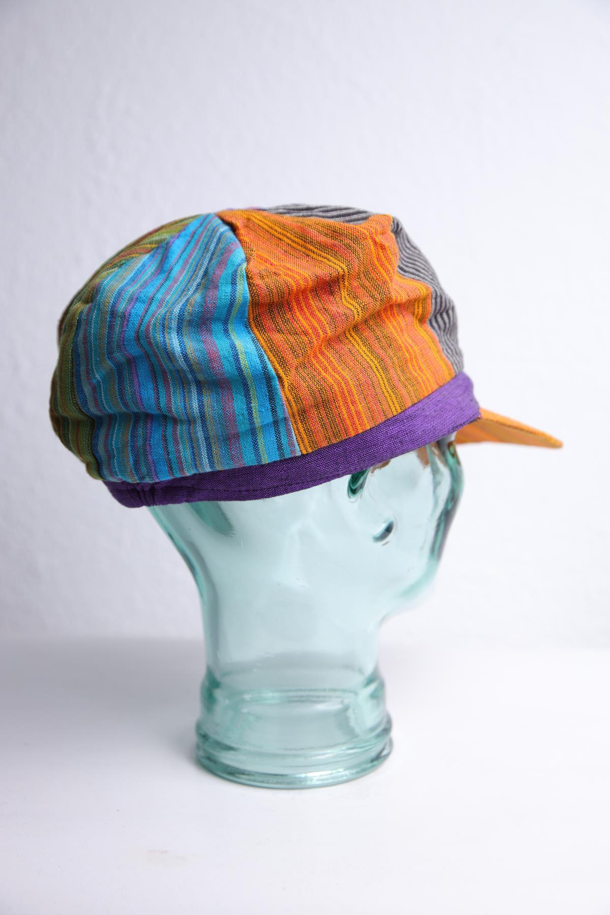  Renkli Patchwork Şapka