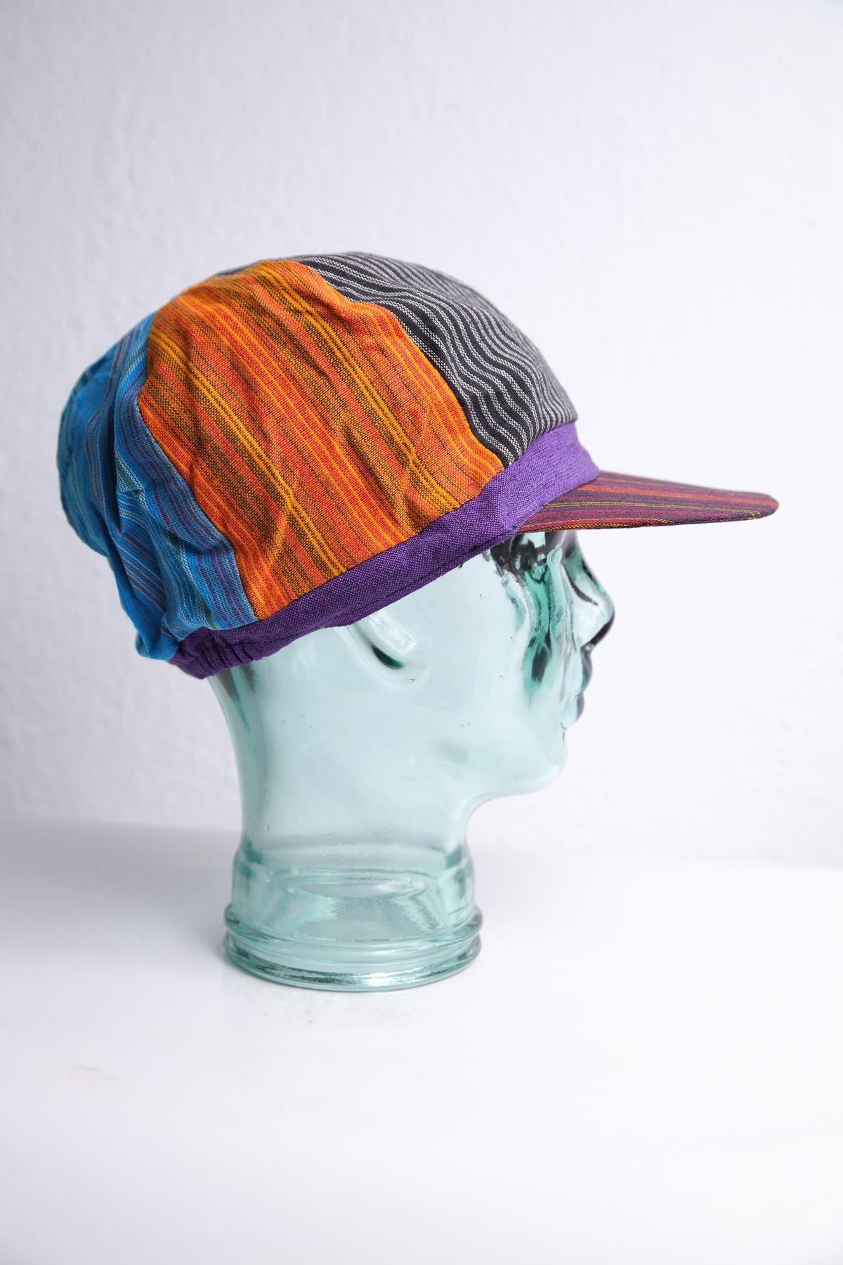  Renkli Patchwork Şapka