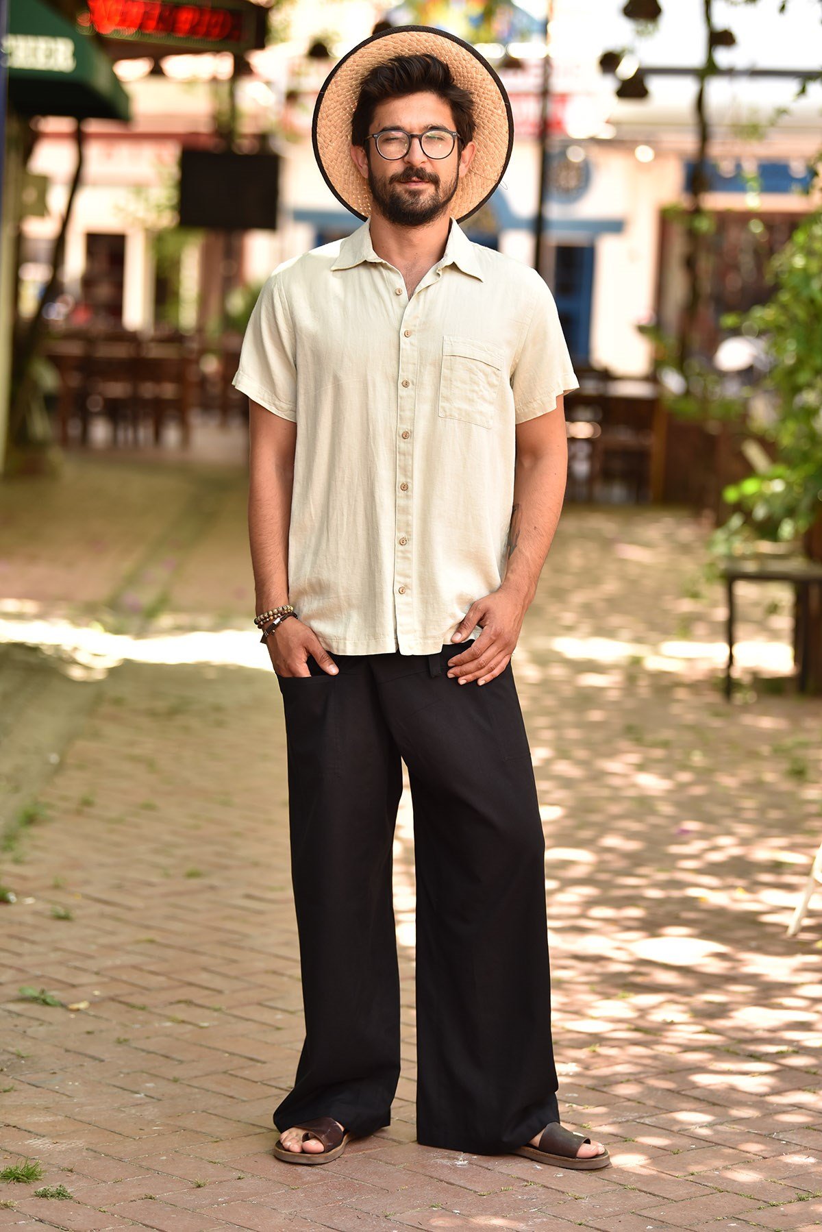 Siyah Balıkçı Pantolon