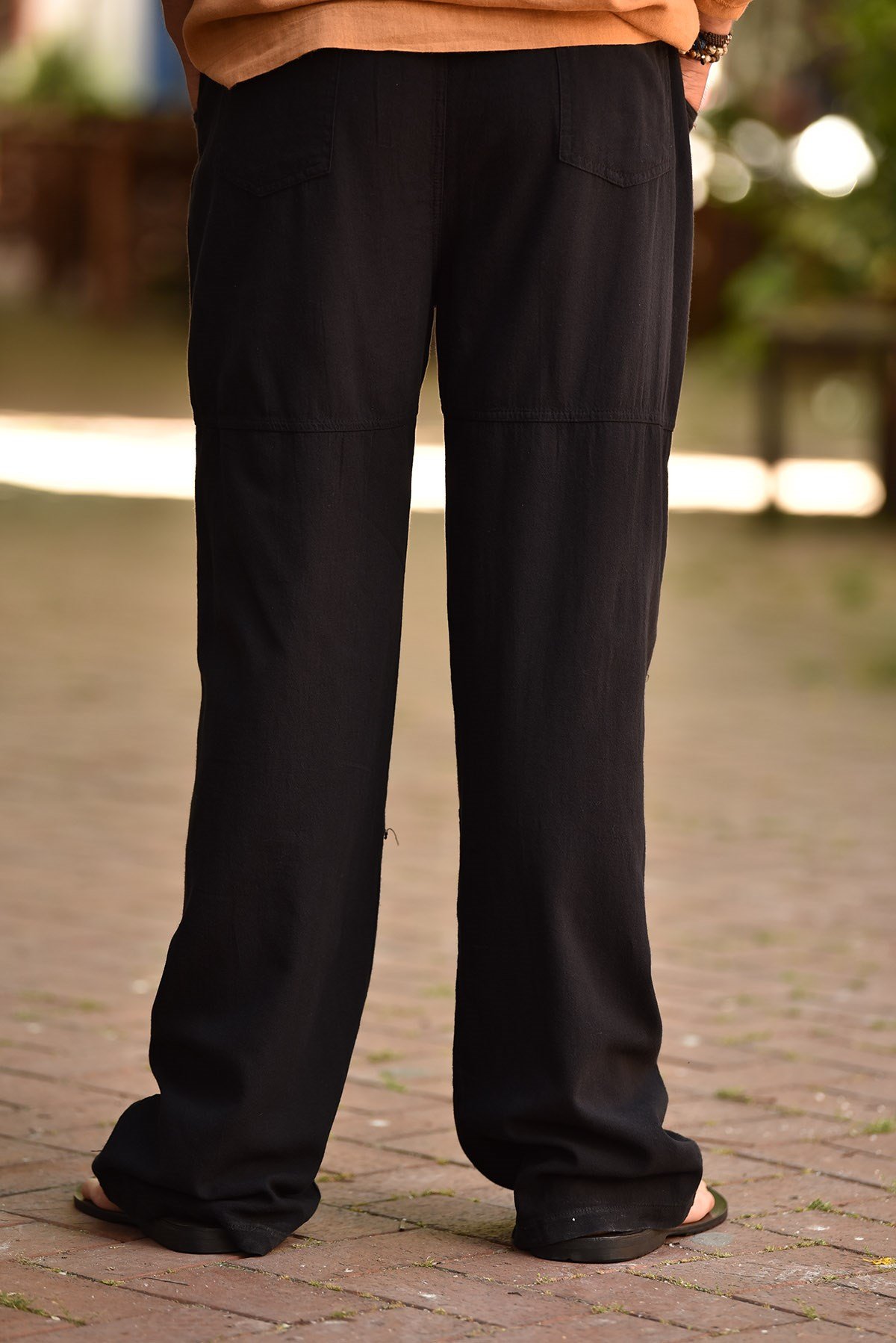 Siyah Nepali Rahat Kesim Erkek Pantolon