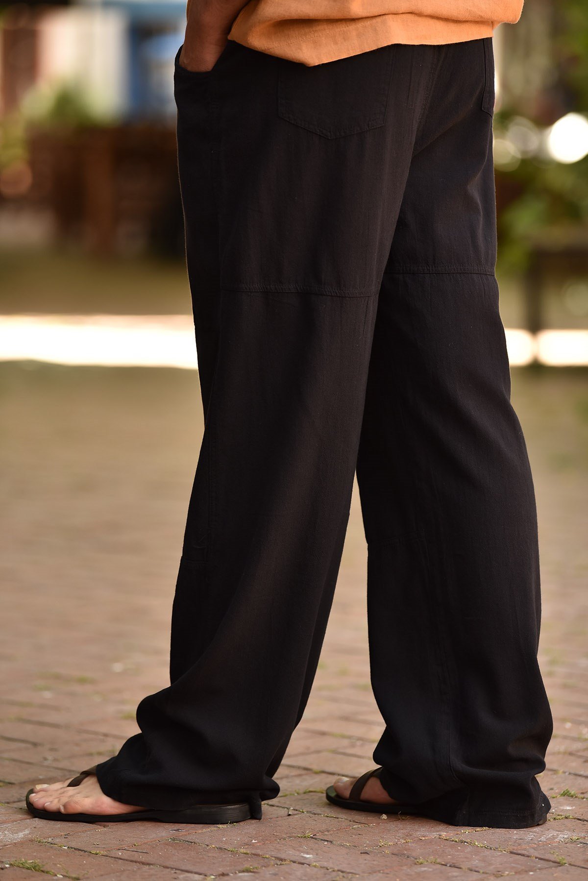 Siyah Nepali Rahat Kesim Erkek Pantolon