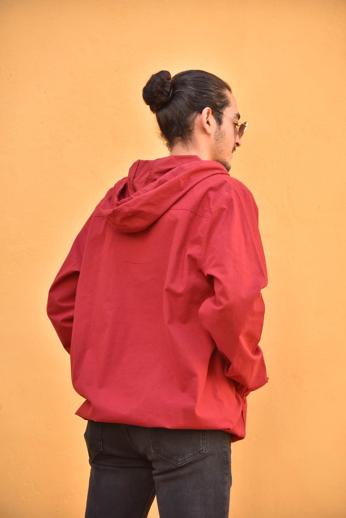 Bordo Kapşonlu Erkek Sweatshirt - Şaman Butik Bordo Kapşonlu Erkek Sweatshirt