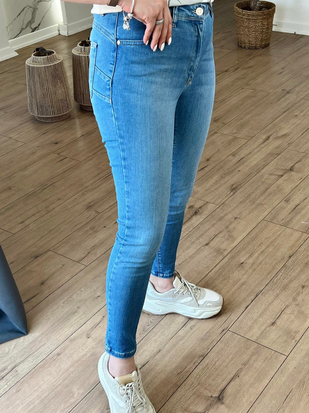 1049 PUSH UP JEAN AÇIK MAVİ
