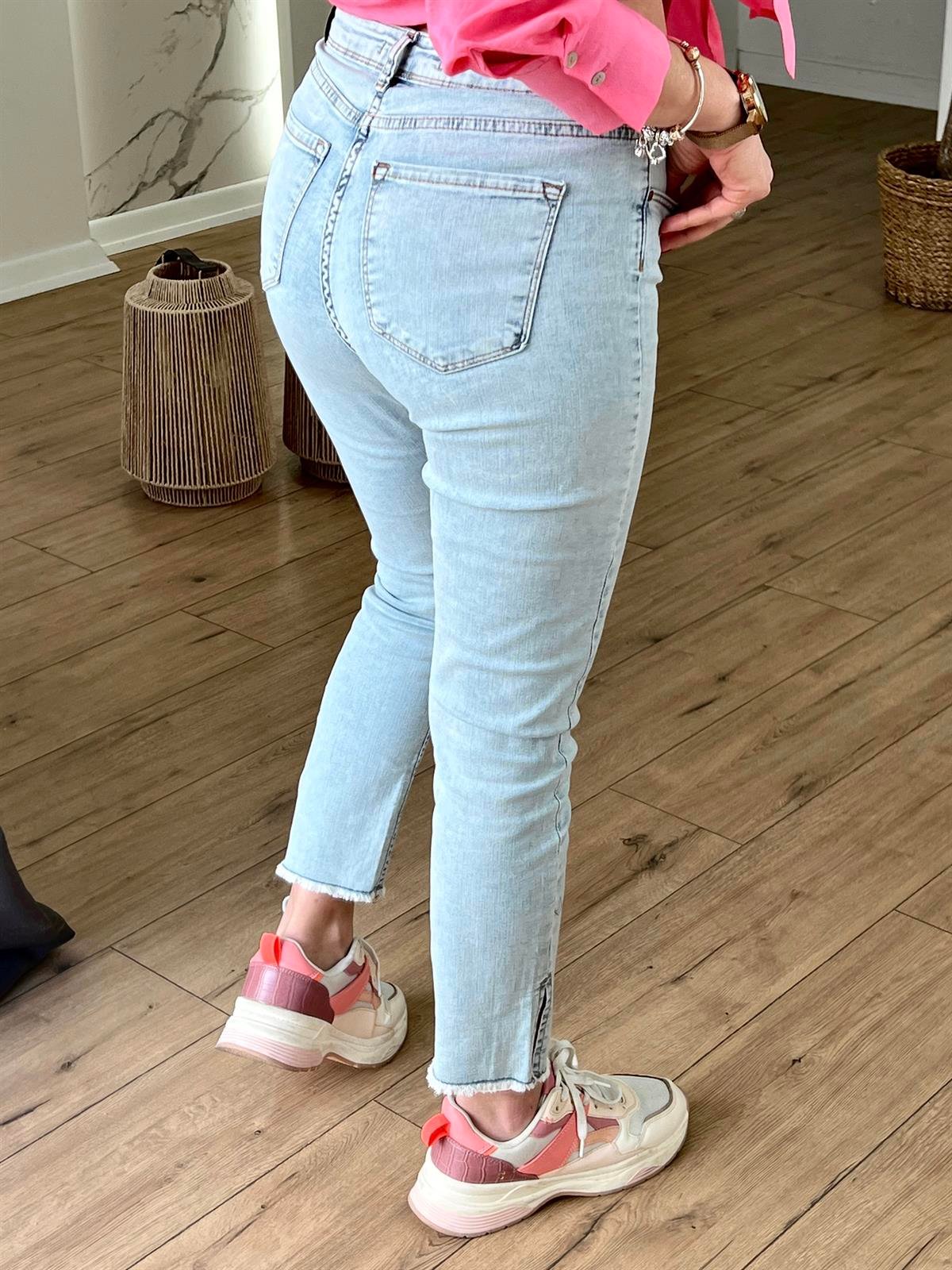 1166 PAÇA YIRTMAÇLI JEAN KAR YIKAMA