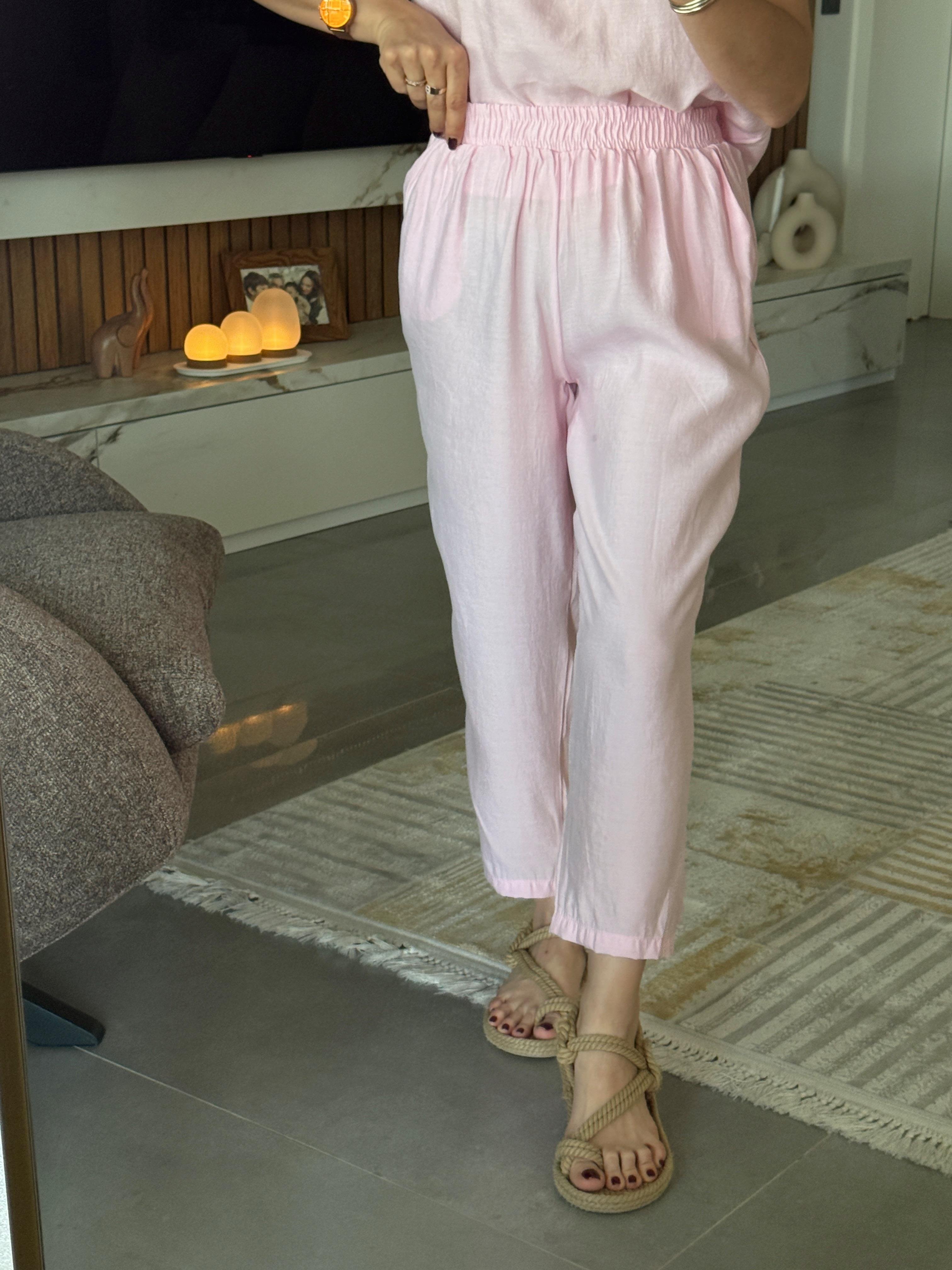 Askılı İkili Takım PEMBE