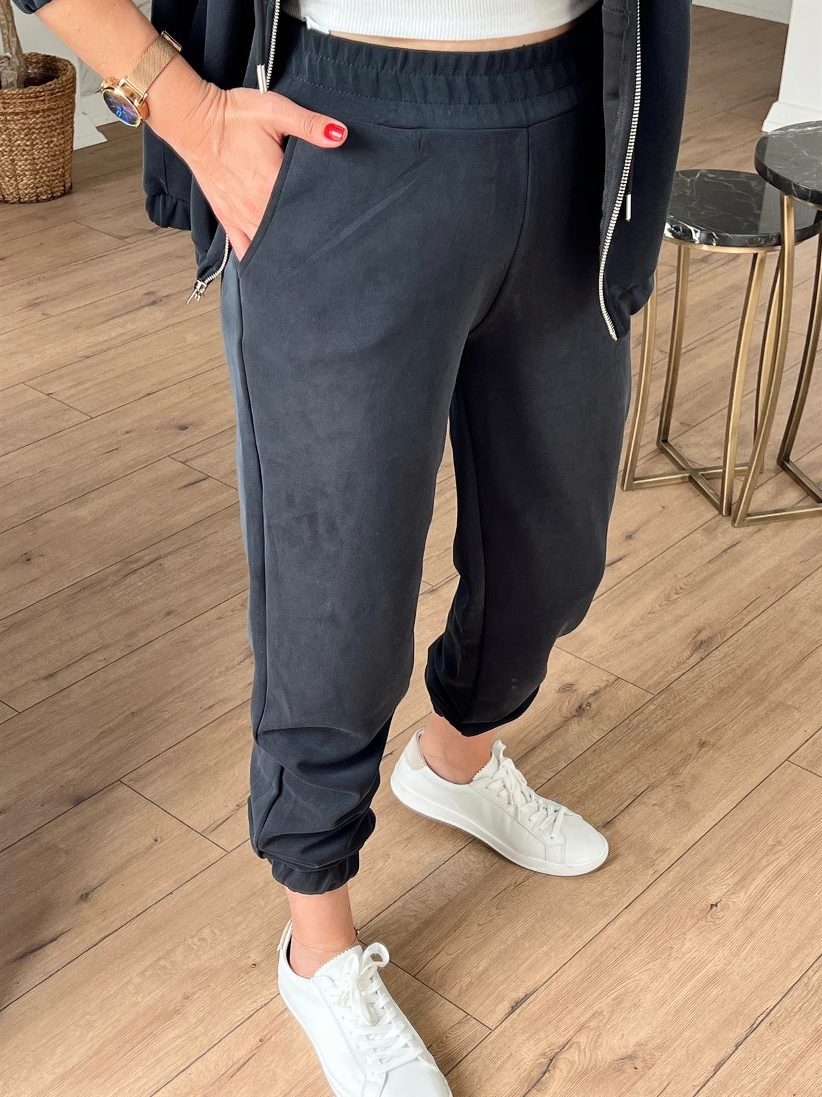 Beli Lastikli Jogger Eşofman Altı ANTRESİT