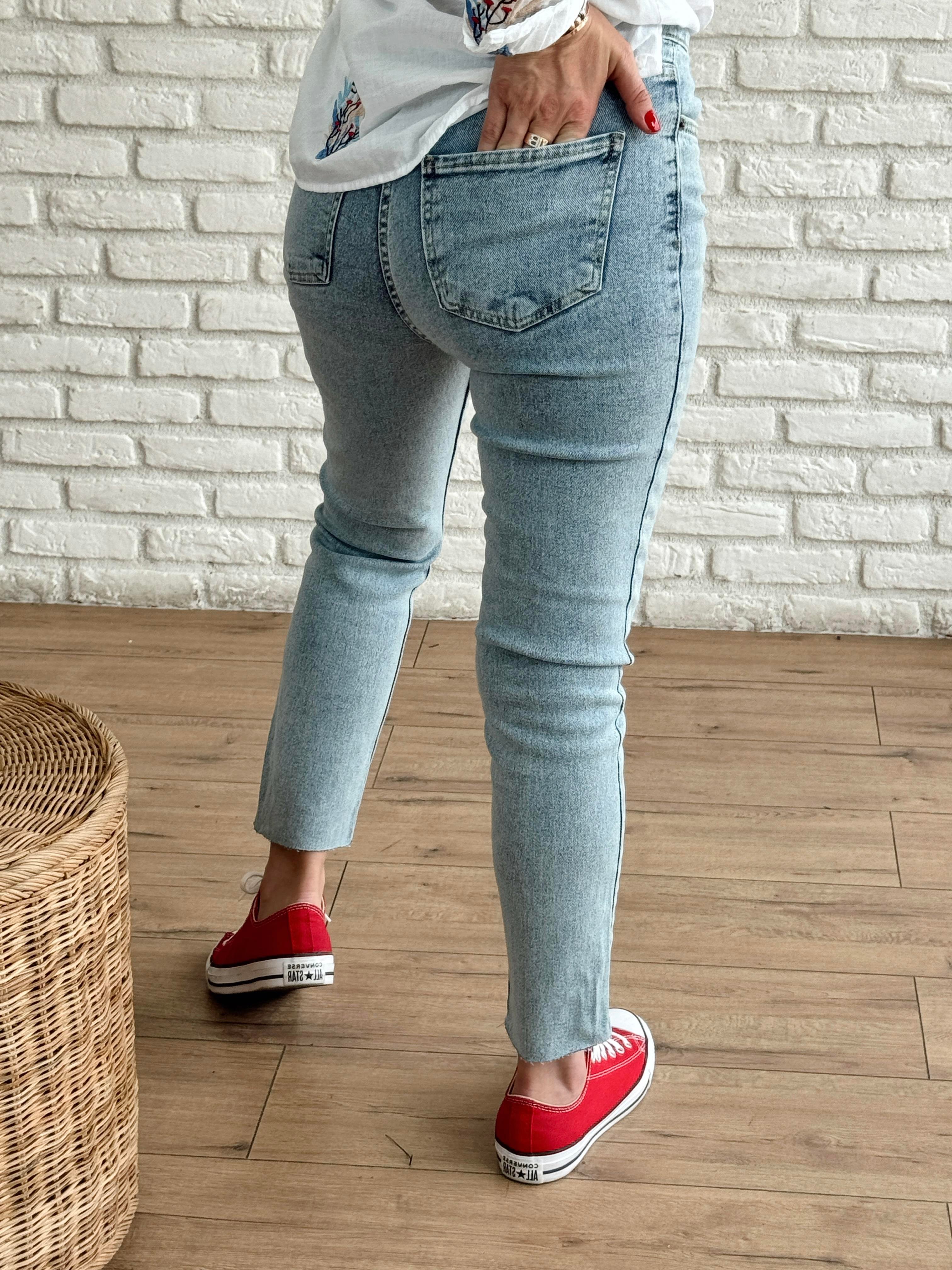 Beş Düğmeli Boyfit Jean KAR YIKAMA