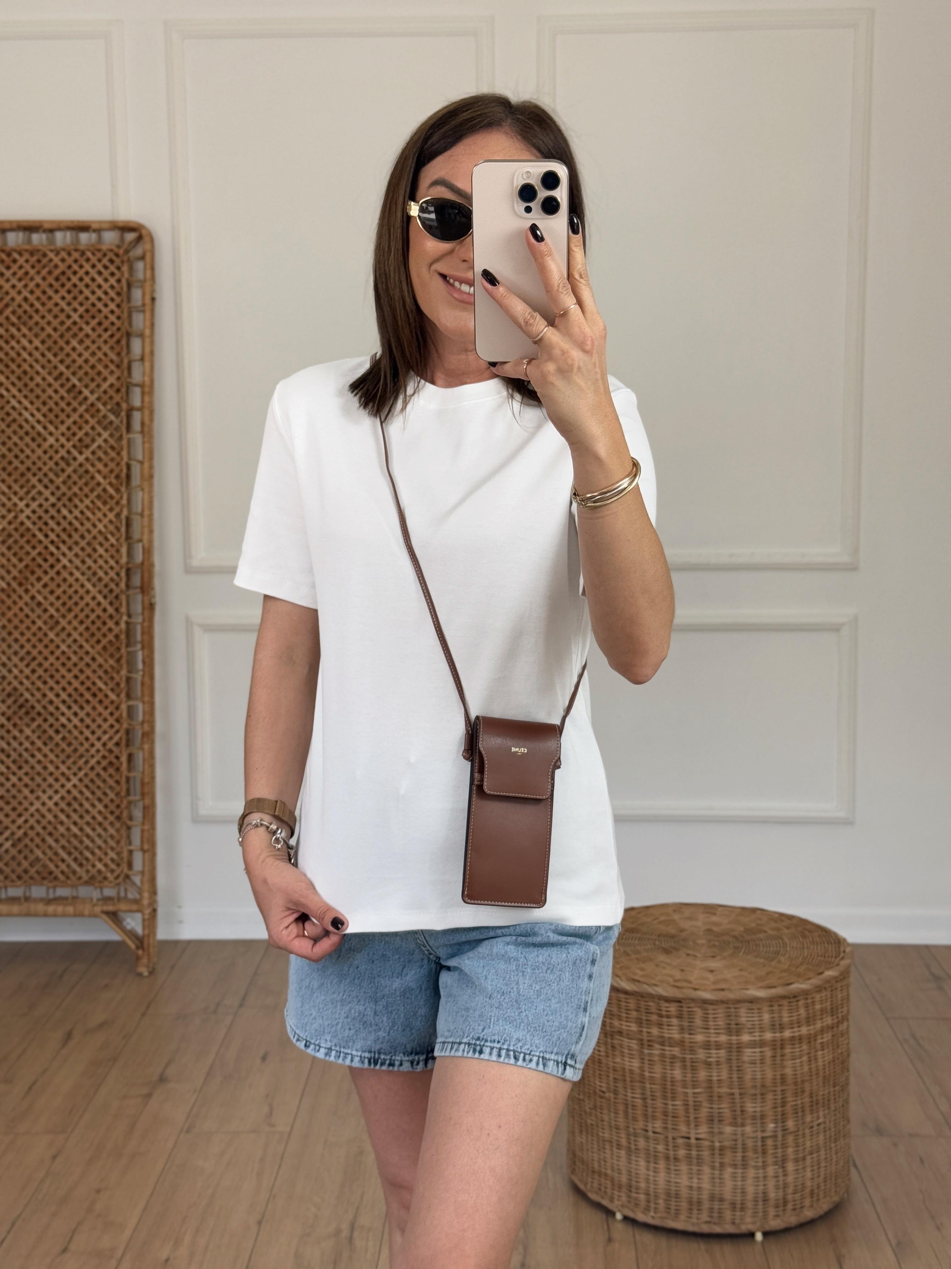 Basic Crew Neck T-Shirt Ecru